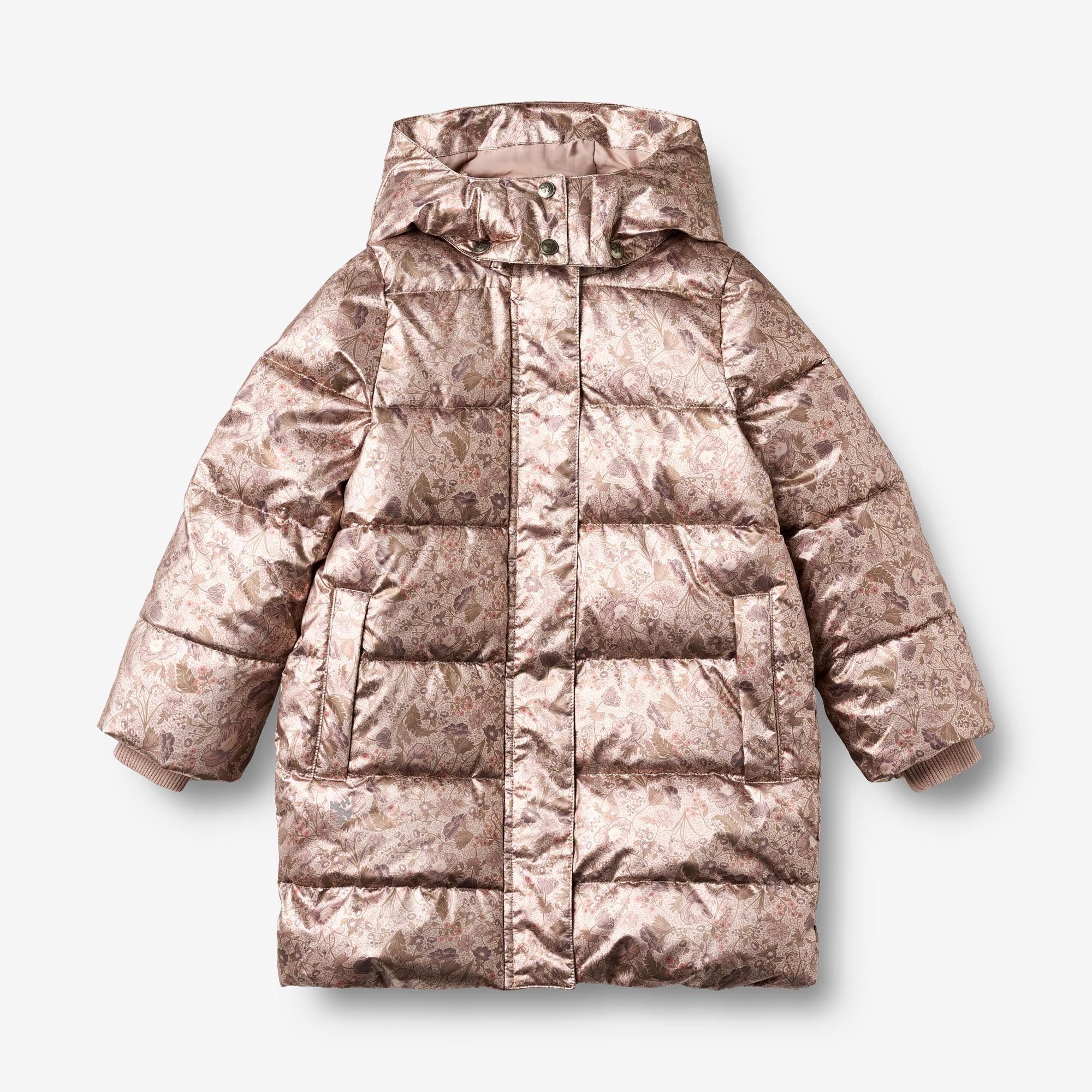 wheat-yrsa-puffer-winterjacke-golden-flowers-recycelt image 1
