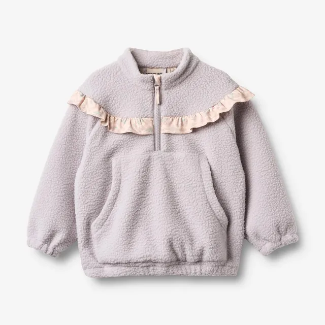 wheat-rayao-fleece-anorak-recycelt-lavender-rain image 1