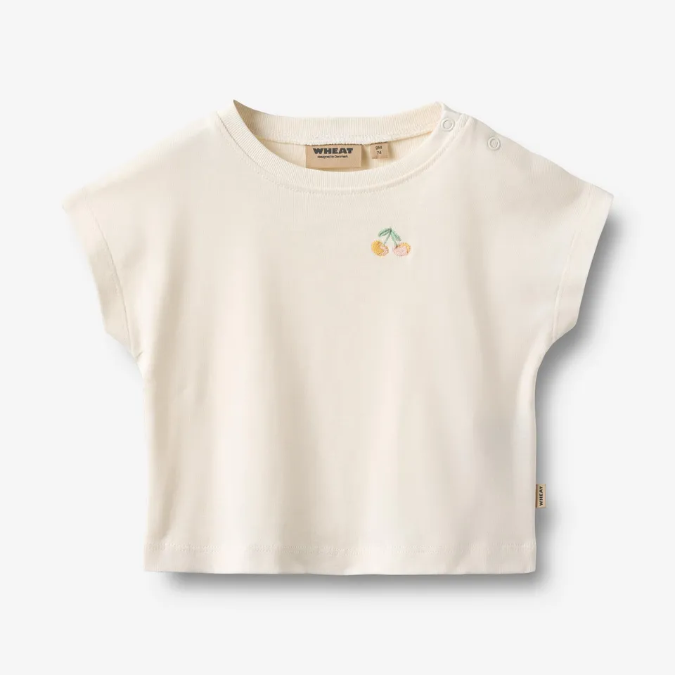 wheat-signe-t-shirt-ivory-kurzarm-bio-baumwolle-baby image 1