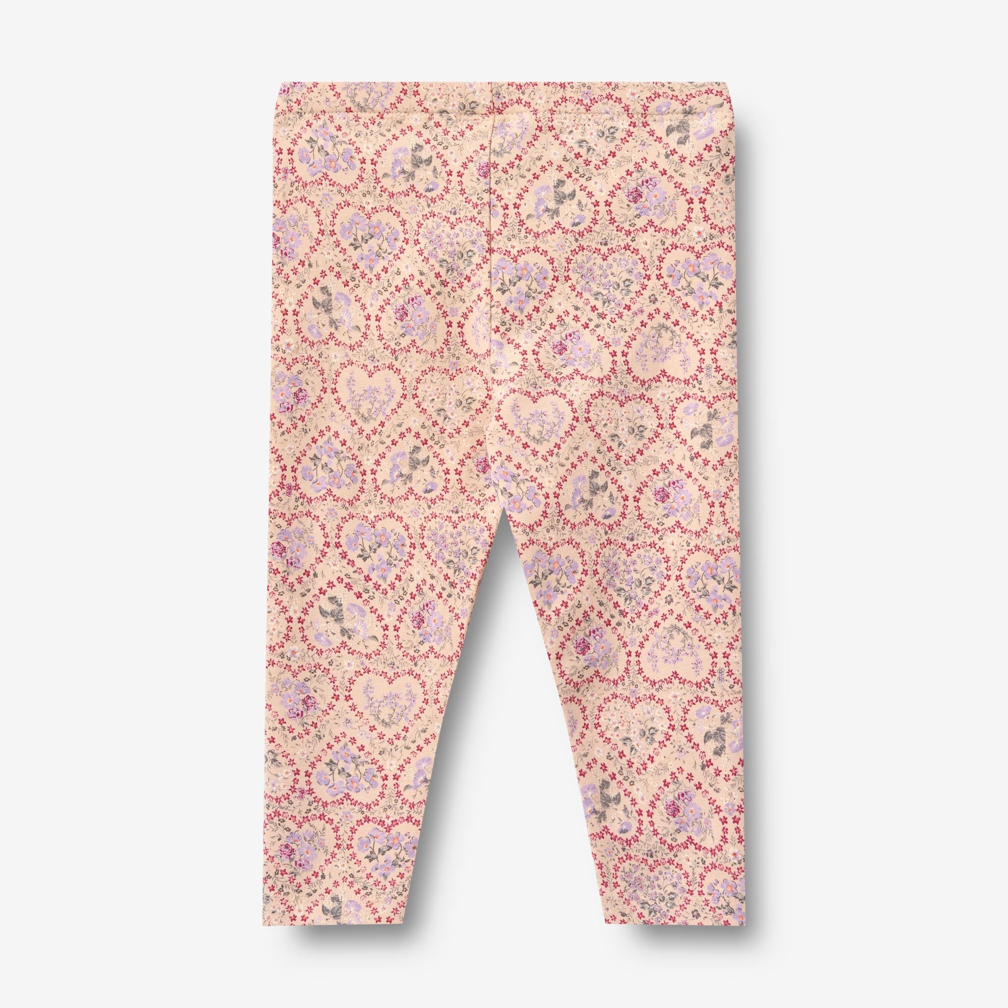wheat-jules-leggings-magenta-heart-flowers-bio-baumwolle image 2