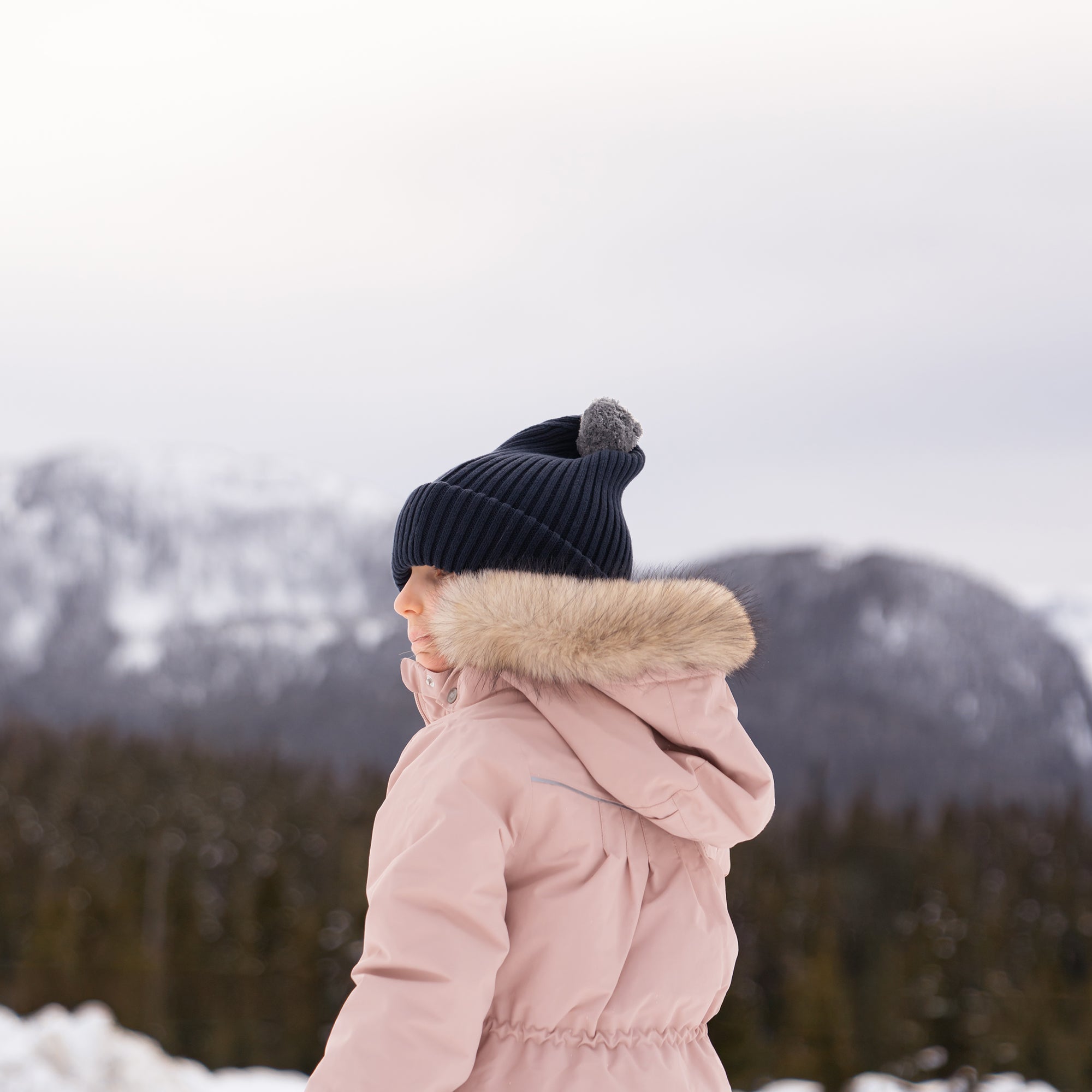 wheat-habar-beanie-kinderm-tze-ink-melange-bio-baumwolle image 2