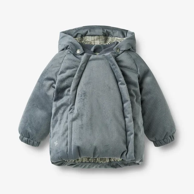 wheat-morgen-pufferjacke-baby-greyblue-recycelt image 1
