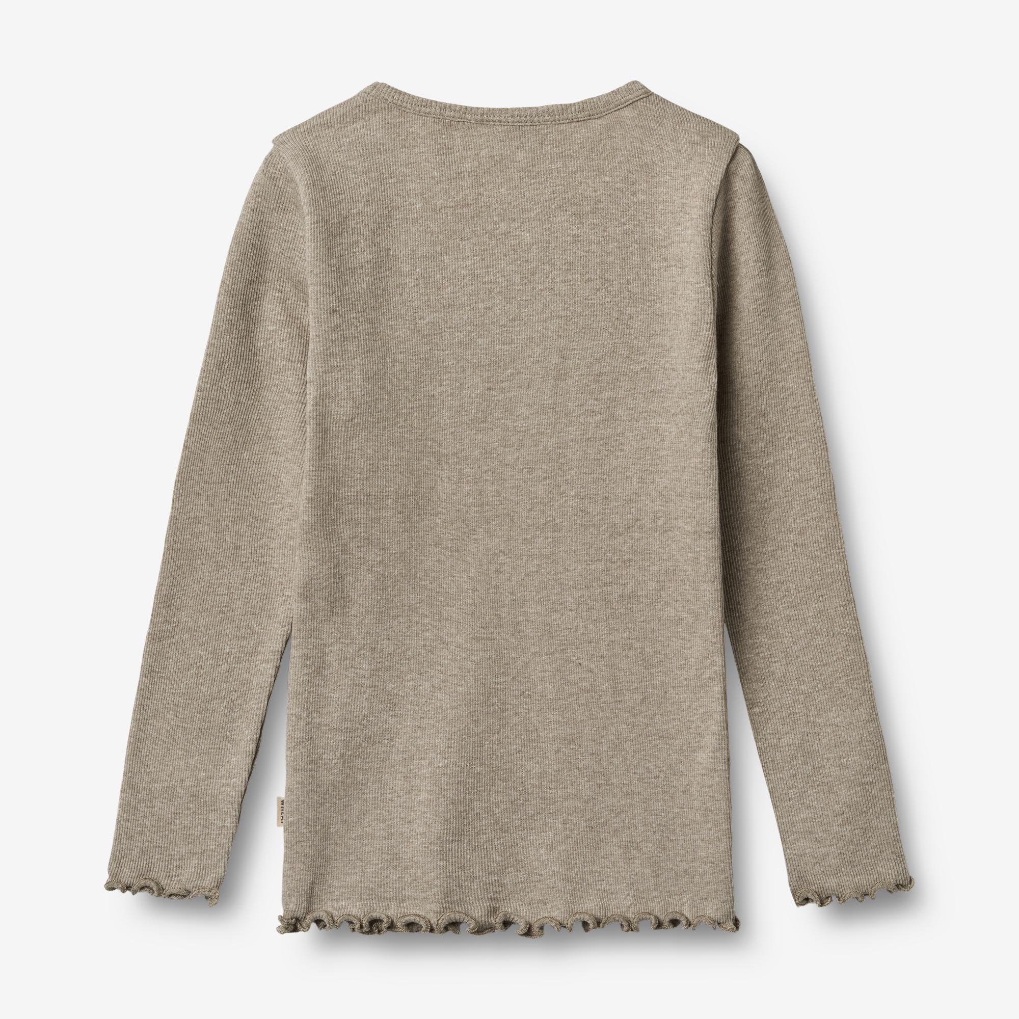 wheat-ida-langarmshirt-gravel-melange-bio-baumwolle image 2
