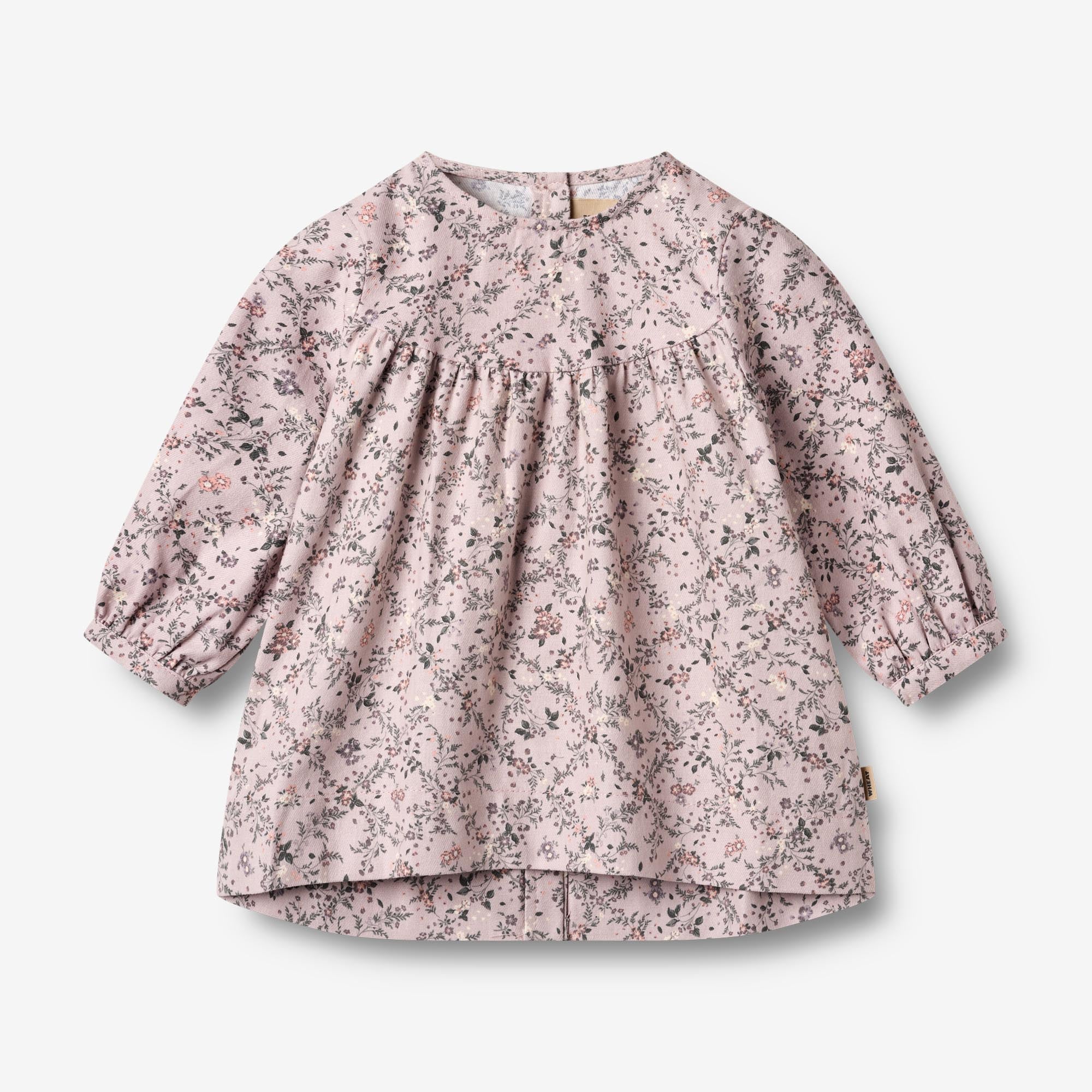 wheat-fenja-kleid-lilac-checked-flowers-baby image 1