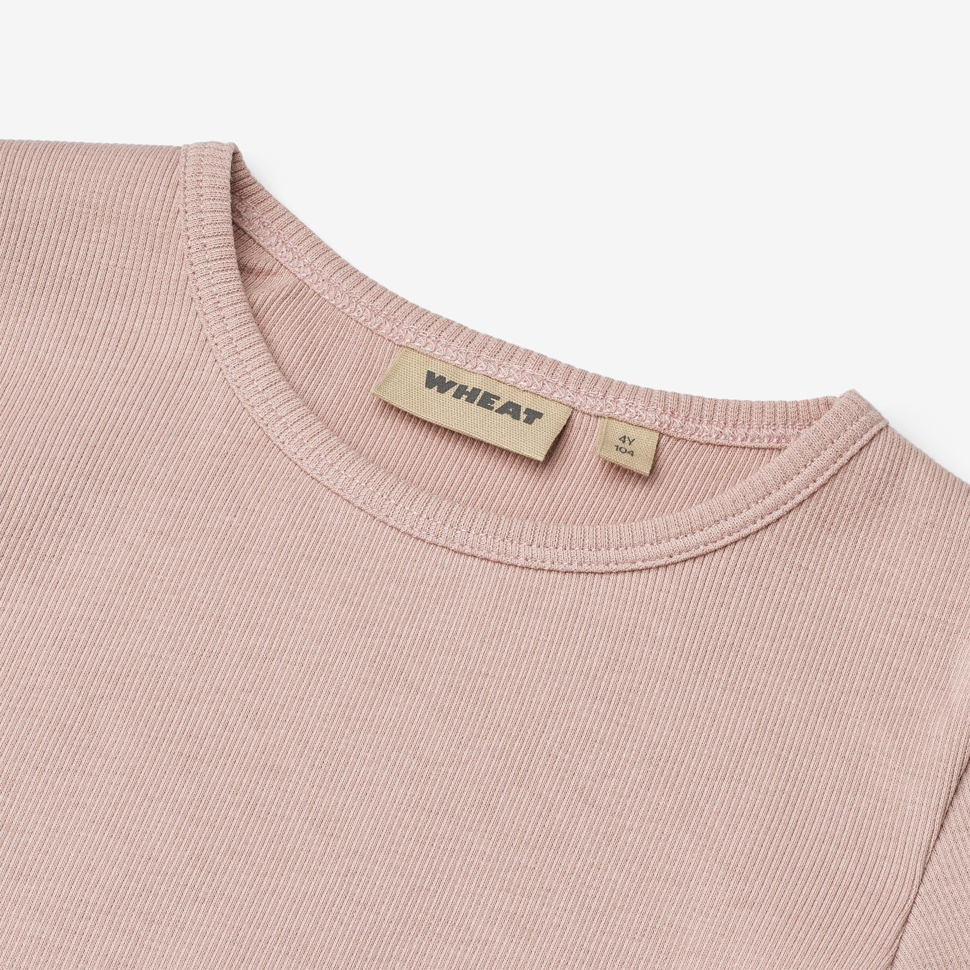 wheat-ida-t-shirt-langarm-shirt-rose-powder-bio-baumwolle image 3