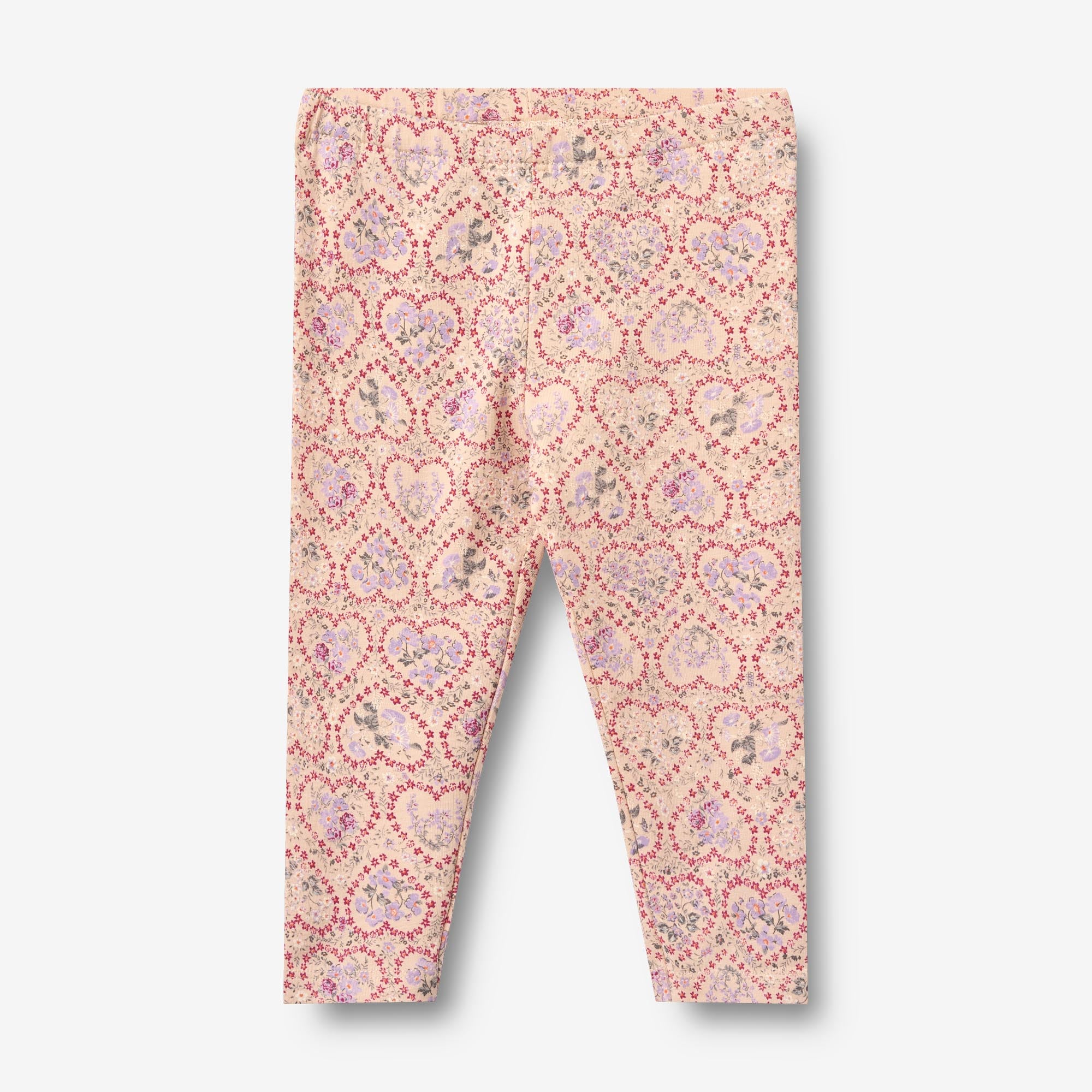 wheat-2-leggings-jules-magenta-heart-flowers-set-bio image 3