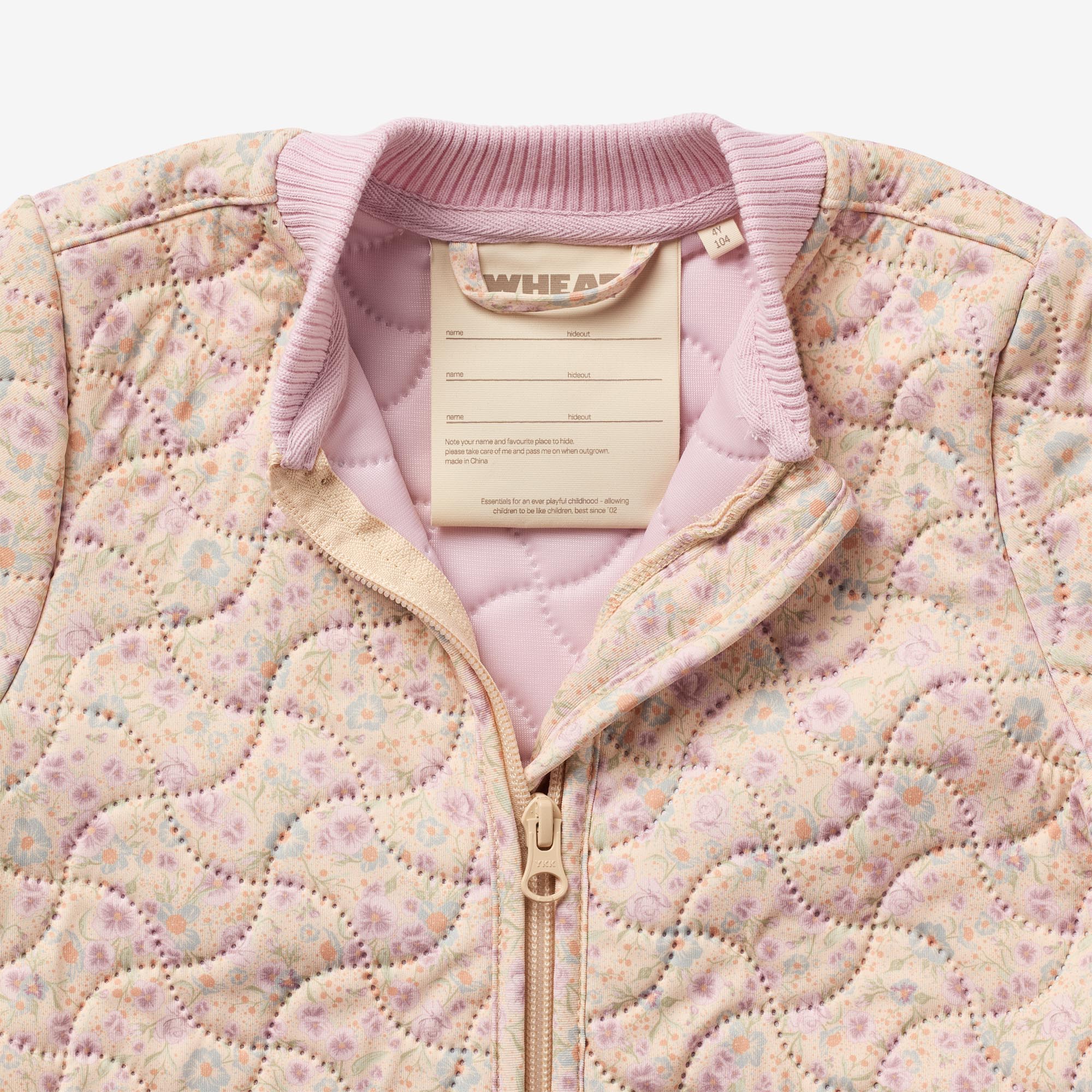 wheat-loui-thermo-jacke-pansies-recycling-steppjacke-kinder image 3