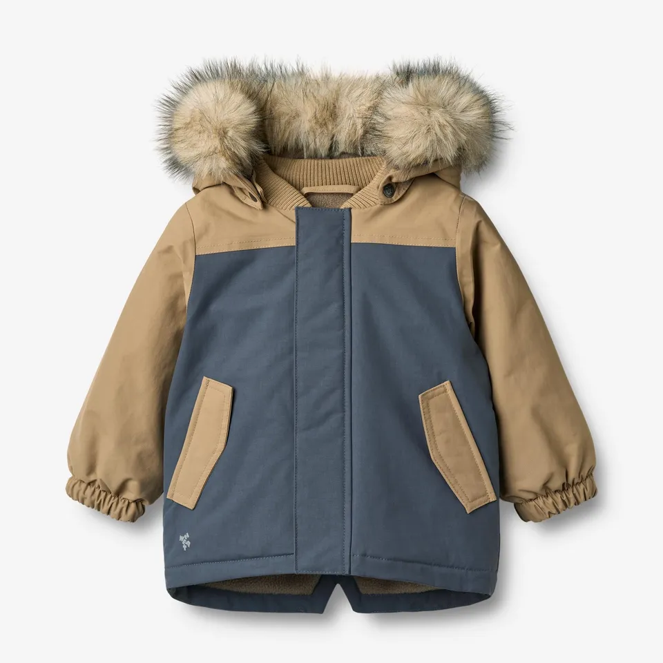 wheat-outerwear-jacket-kasper-jacke-walnut-wasserdicht-baby image 1