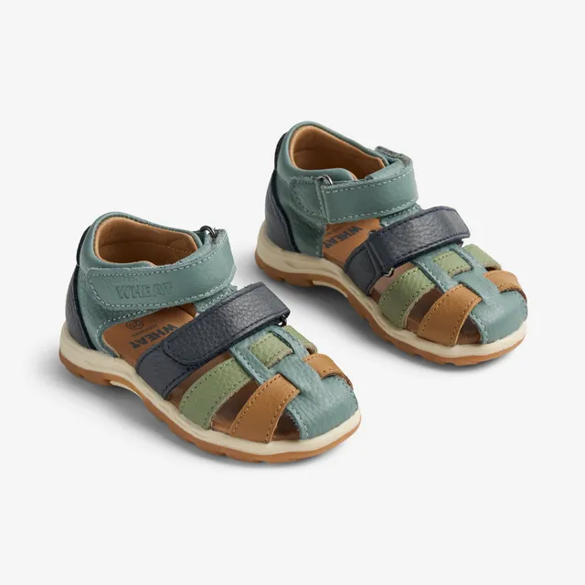 wheat-frei-sandale-stormy-sea-leder-kinder-unisex image 1