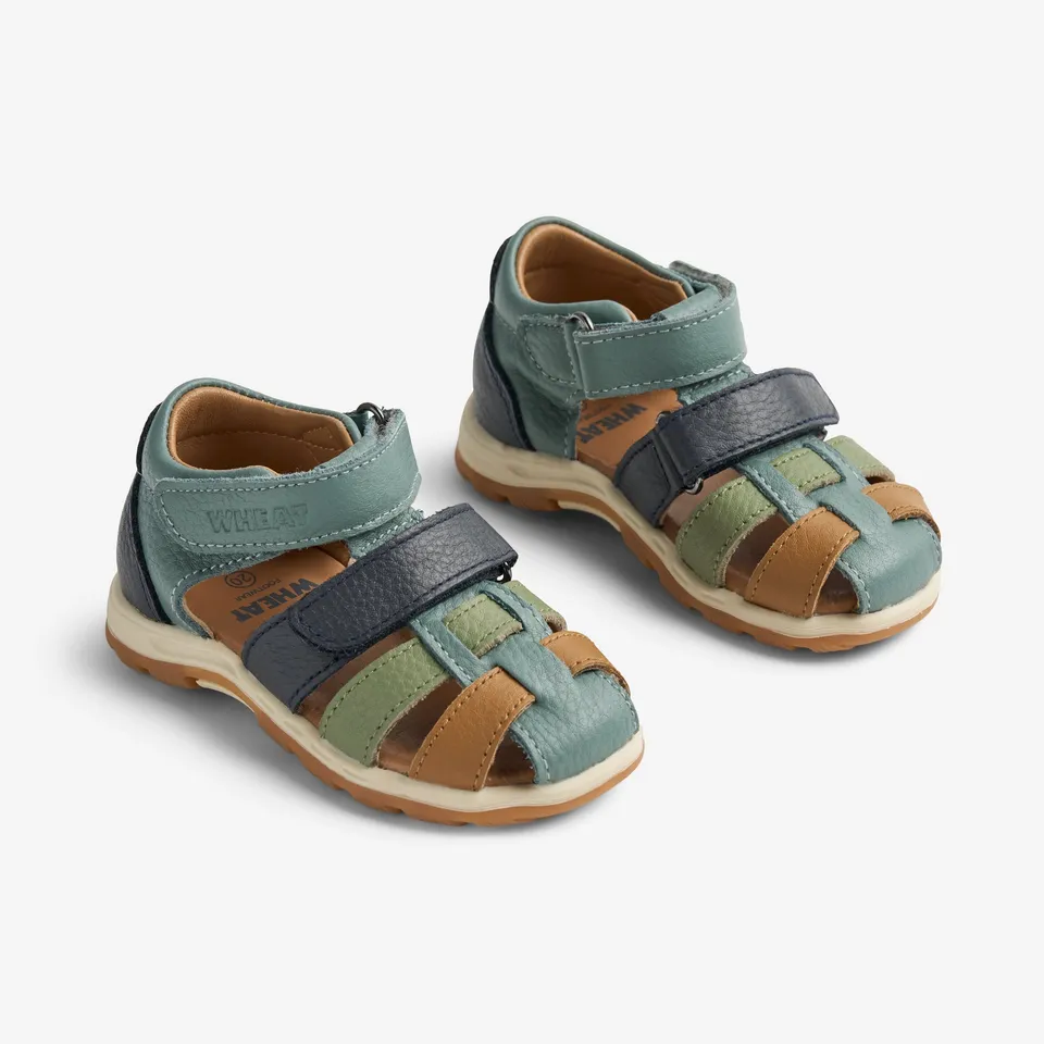 wheat-frei-sandale-stormy-sea-leder-kinder-unisex image 1