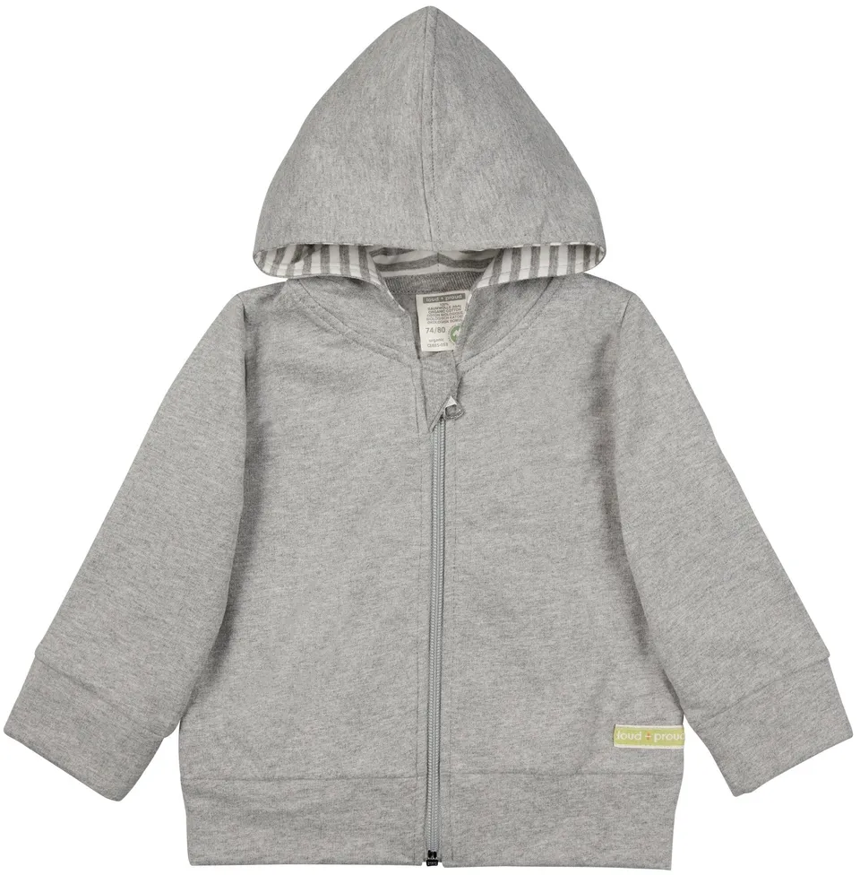loud-proud-classics-sweatjacke-kapuze-grey-50-56-samtig image 1