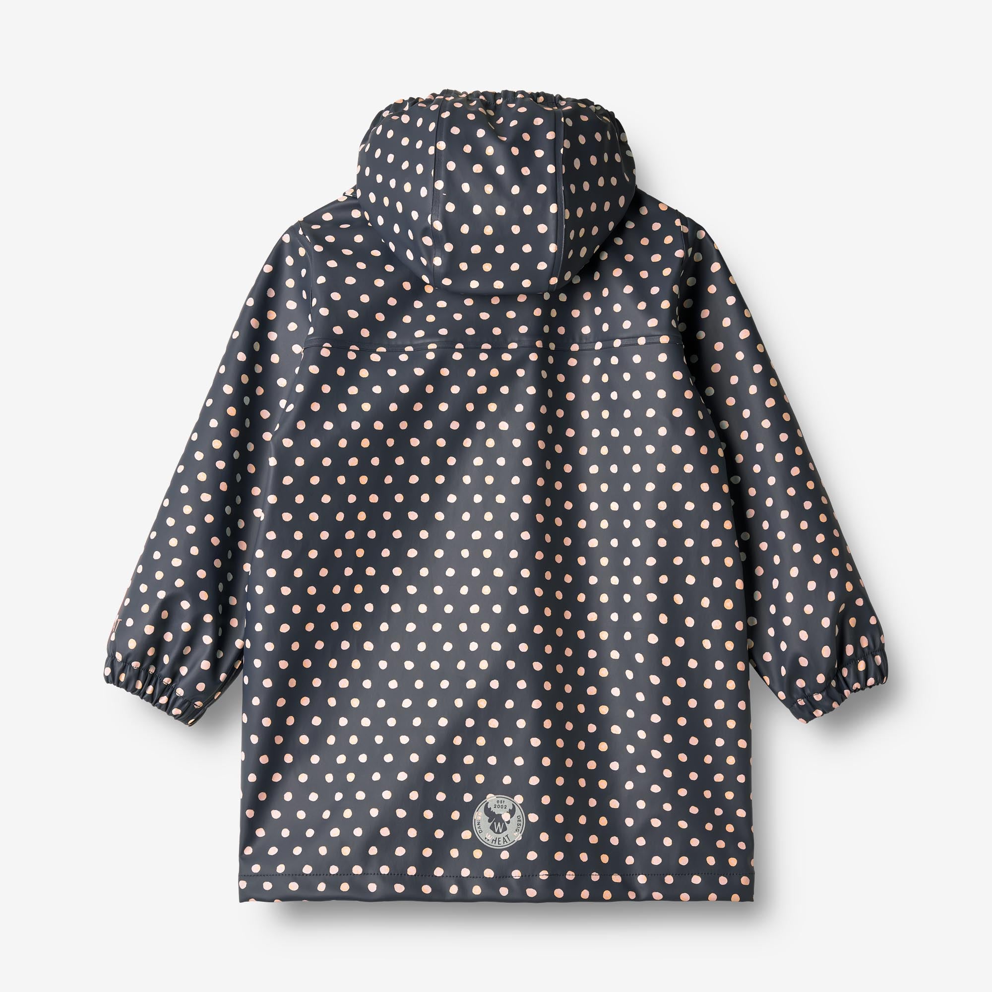 wheat-finley-regenjacke-ink-dots-kinder-regenmantel-wasserdicht image 2