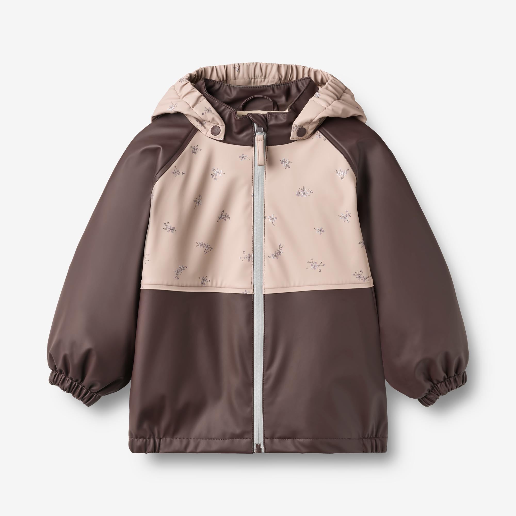 wheat-ajojo-thermo-regenjacke-chocolate-plum-kinder image 1