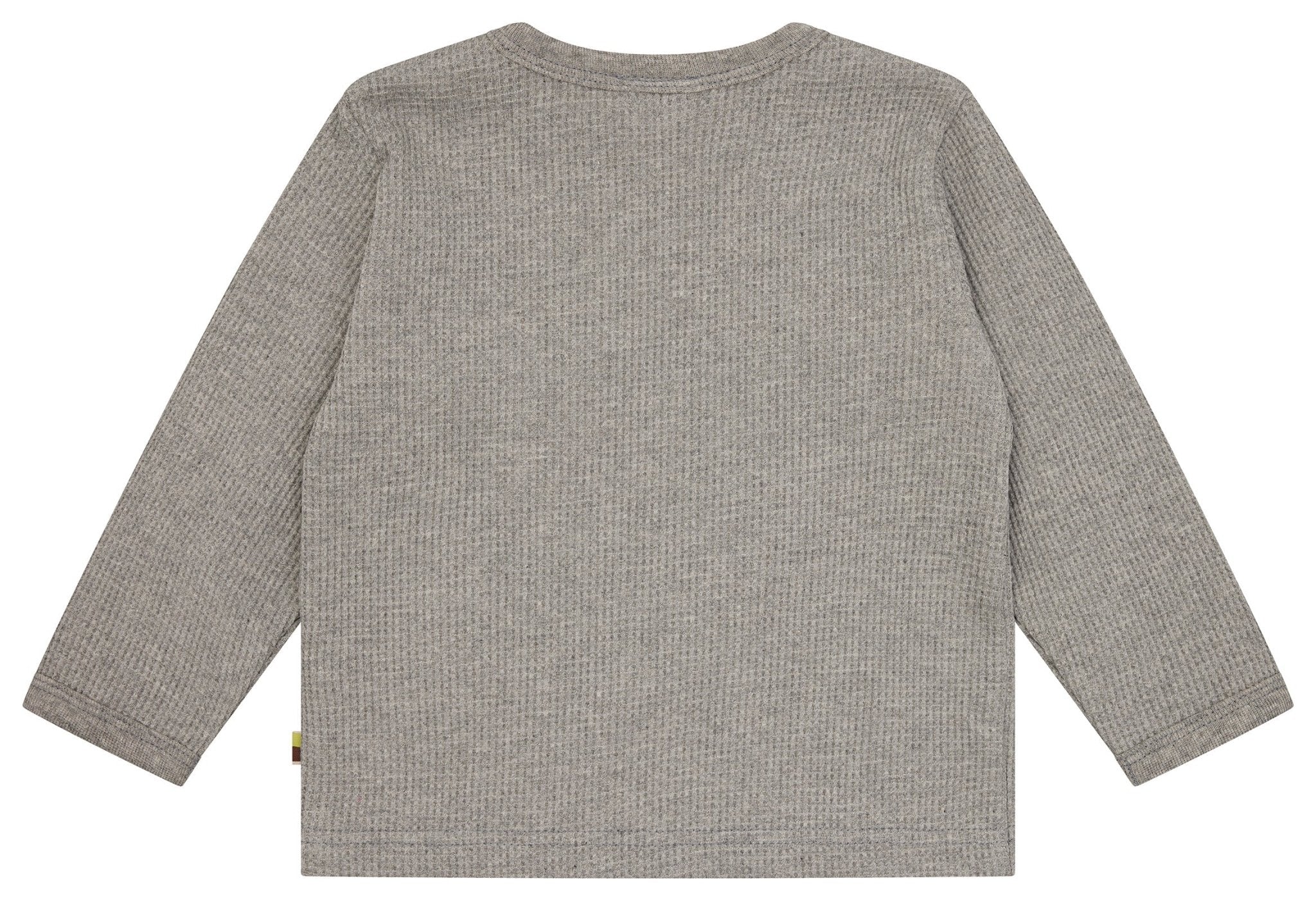loud-proud-classics-shirt-in-waffelstruktur-shirt-grey-bio-baumwolle image 2