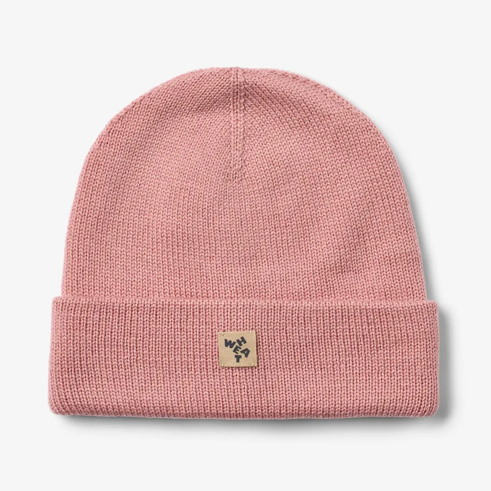 wheat-omalas-beanie-rose-merinowolle-kind image 1