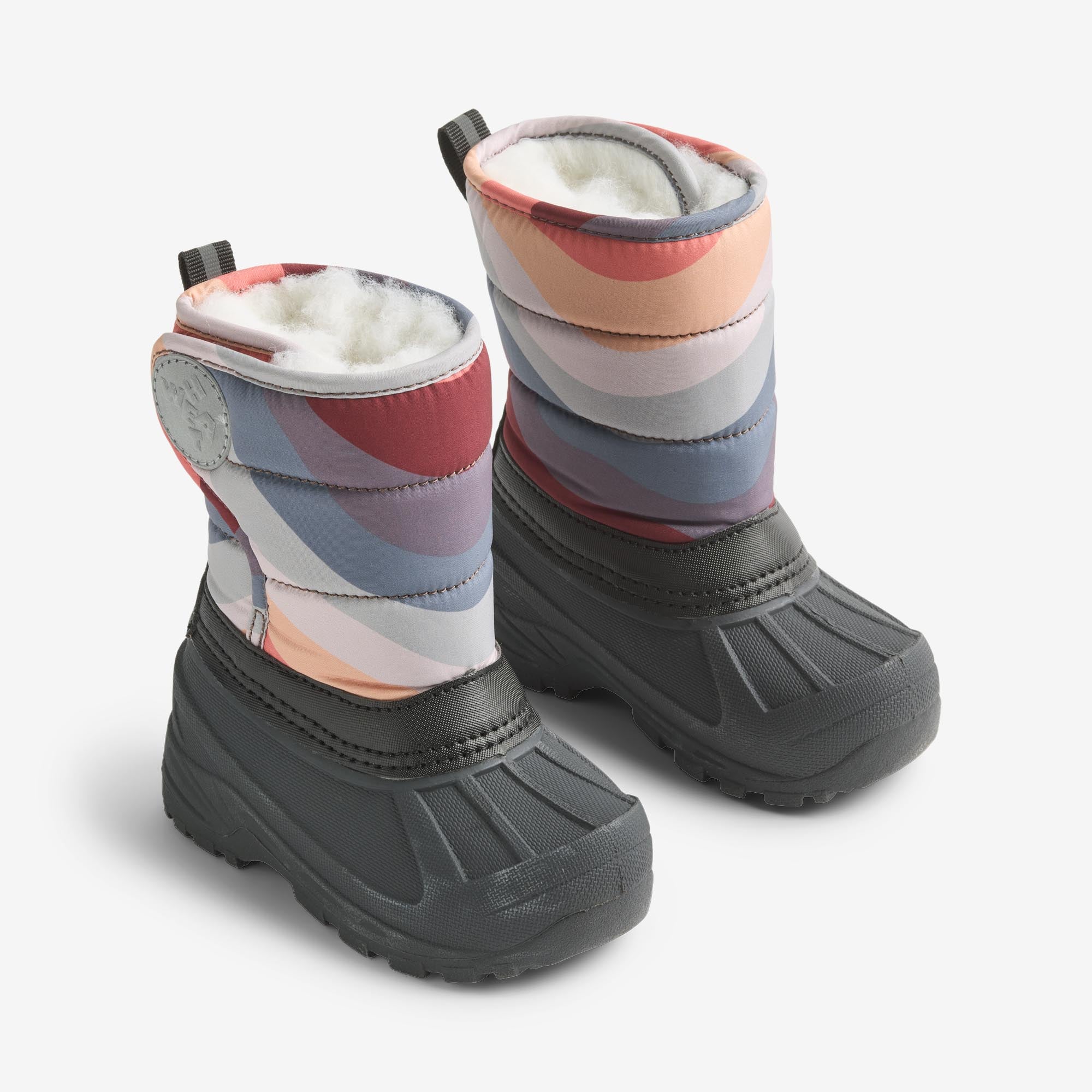 wheat-winty-winterboot-rainbow-waves-mit-wollfutter image 1