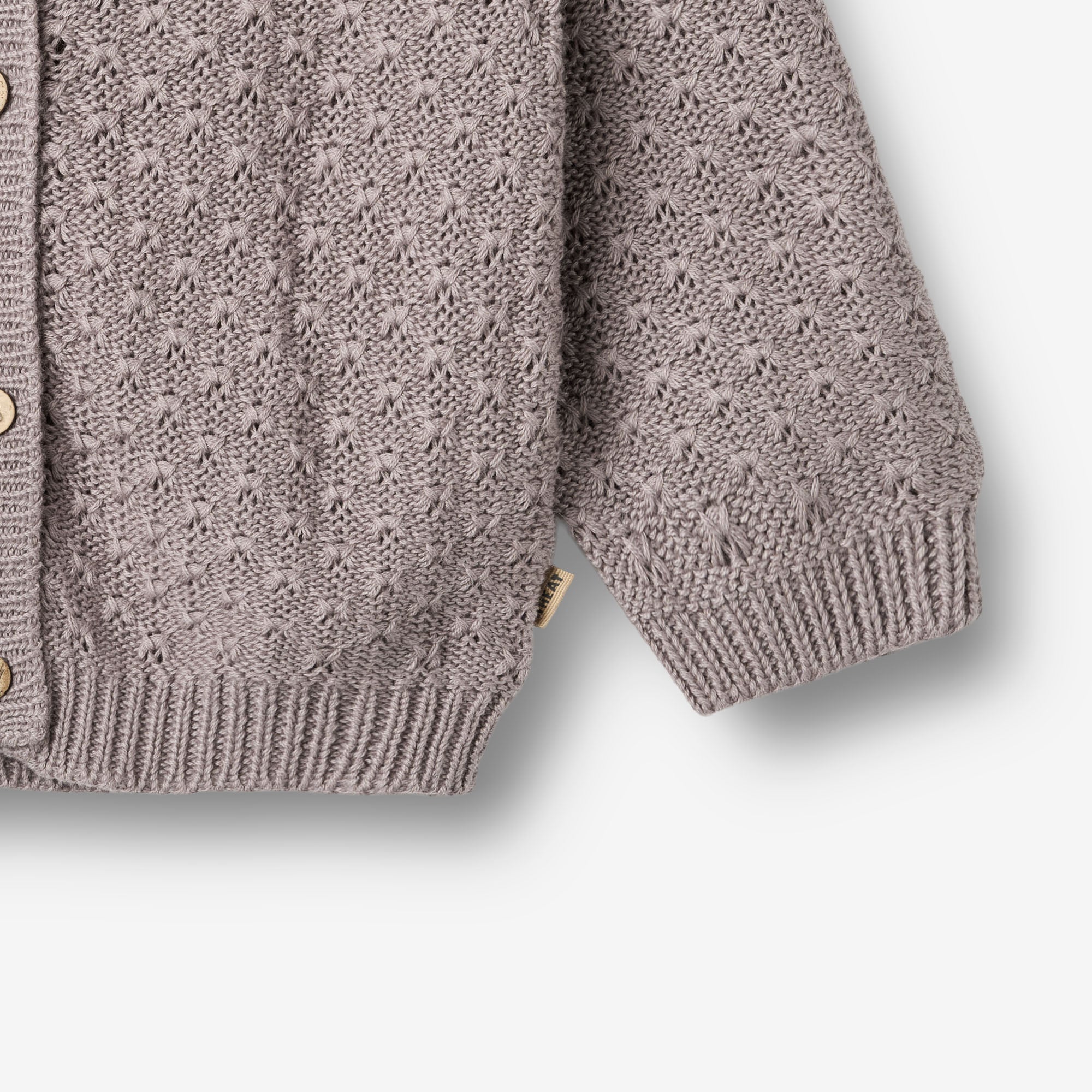 wheat-magnella-strickjacke-dusty-purple-bio-baumwolle-baby image 5