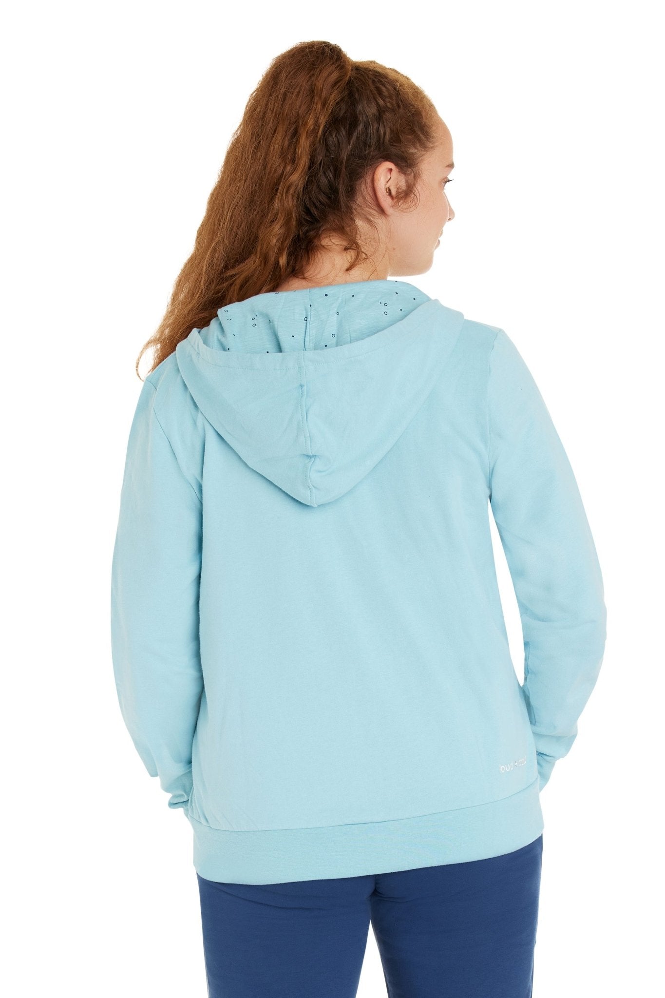 loud-proud-classics-damen-kapuzenjacke-sweatjacke-lagoon image 2