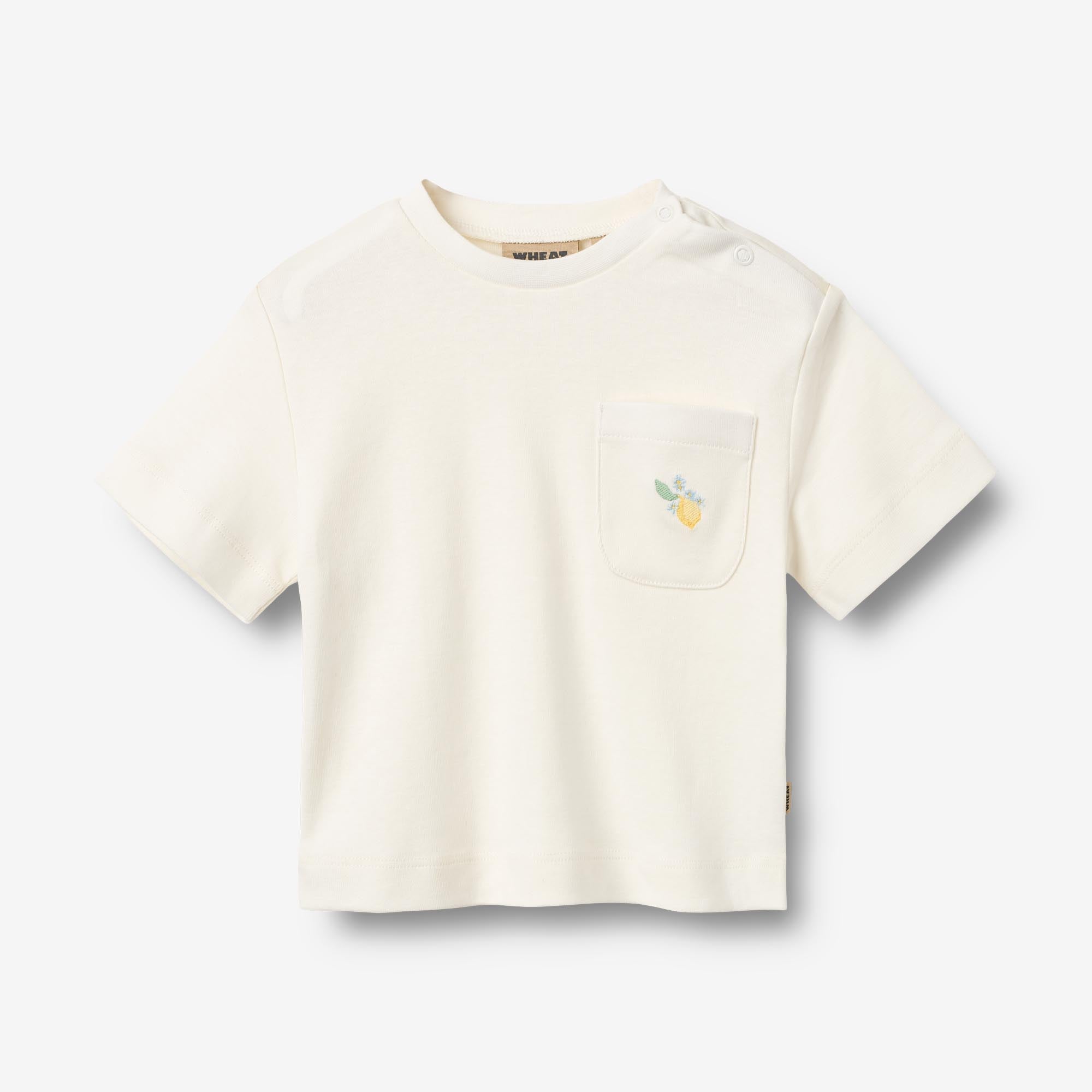 wheat-elsine-t-shirt-ivory-kurzarm-bio-baumwolle image 1
