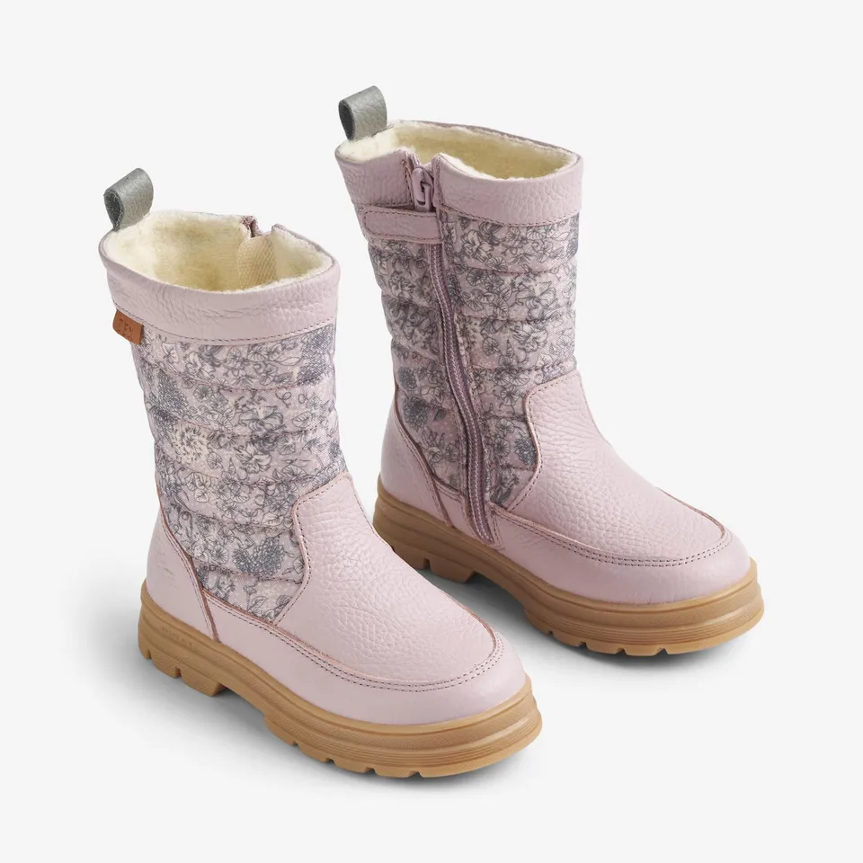 wheat-koa-tex-winterstiefel-rosa-winterschuhe-leder image 1