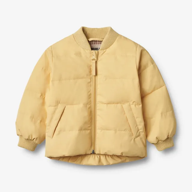 wheat-malo-pufferjacke-recycling-baby-gelb image 1