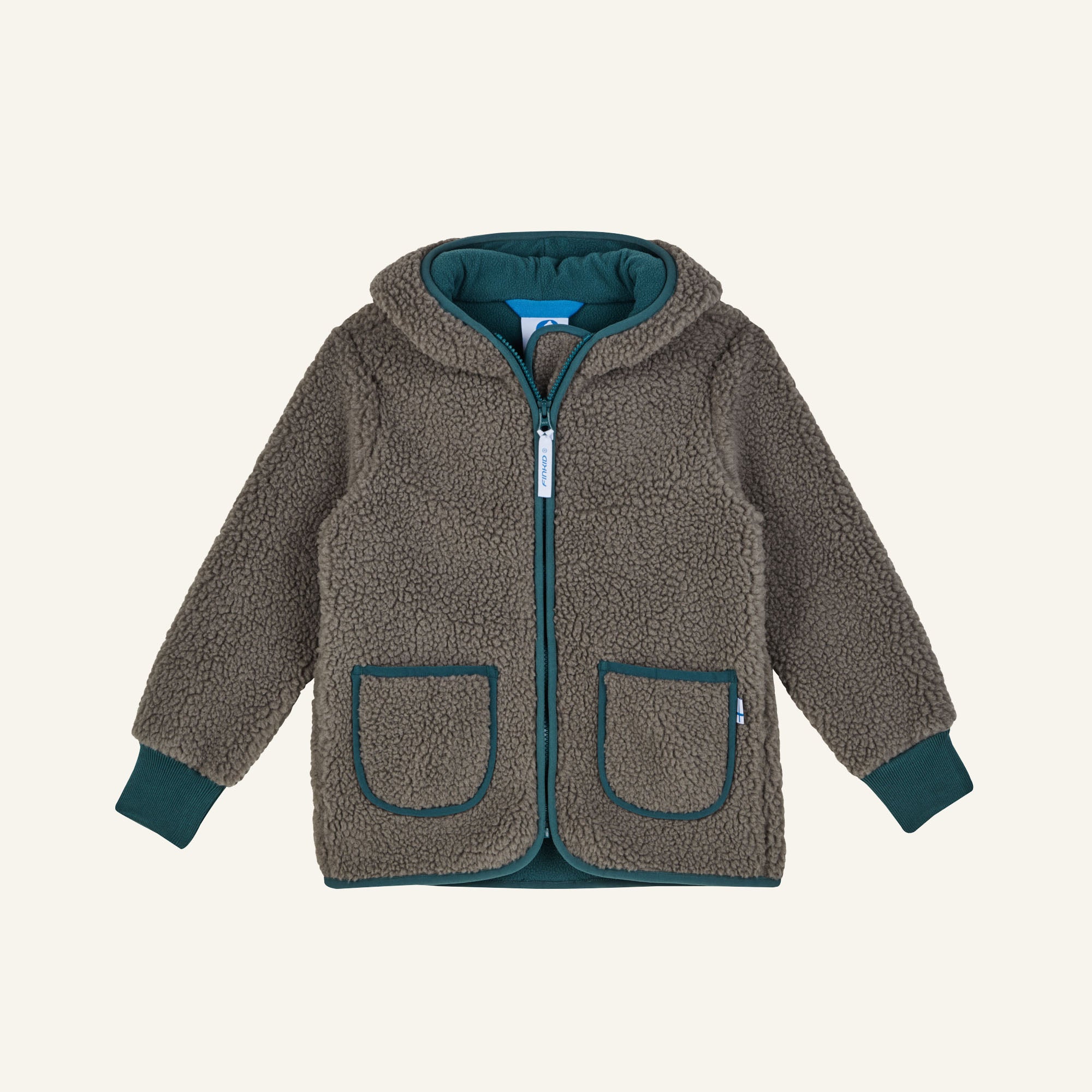 finkid-husky-makea-teddyfleecejacke-kinder-falcon image 3