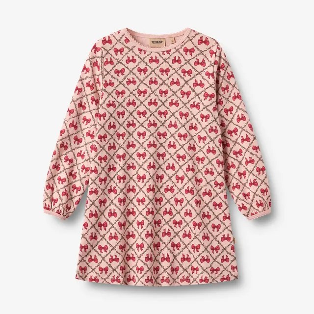 wheat-clothing-nachthemd-elinor-dim-rose-bows-bio-baumwolle image 1