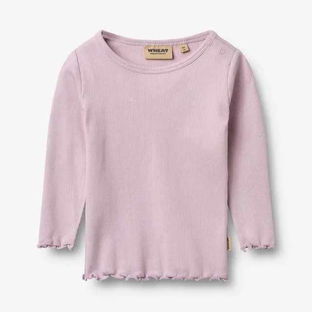 wheat-ida-langarmshirt-lavendel-bio-baumwolle-baby image 1