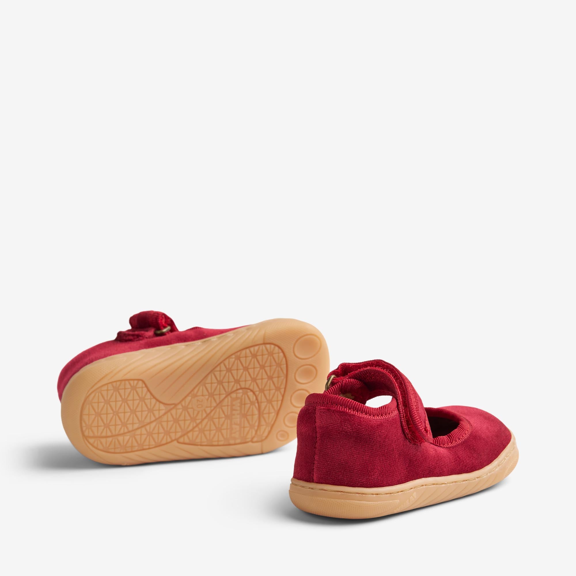 wheat-audrey-ballerina-m-dchen-red-cherry-samt-klett image 4