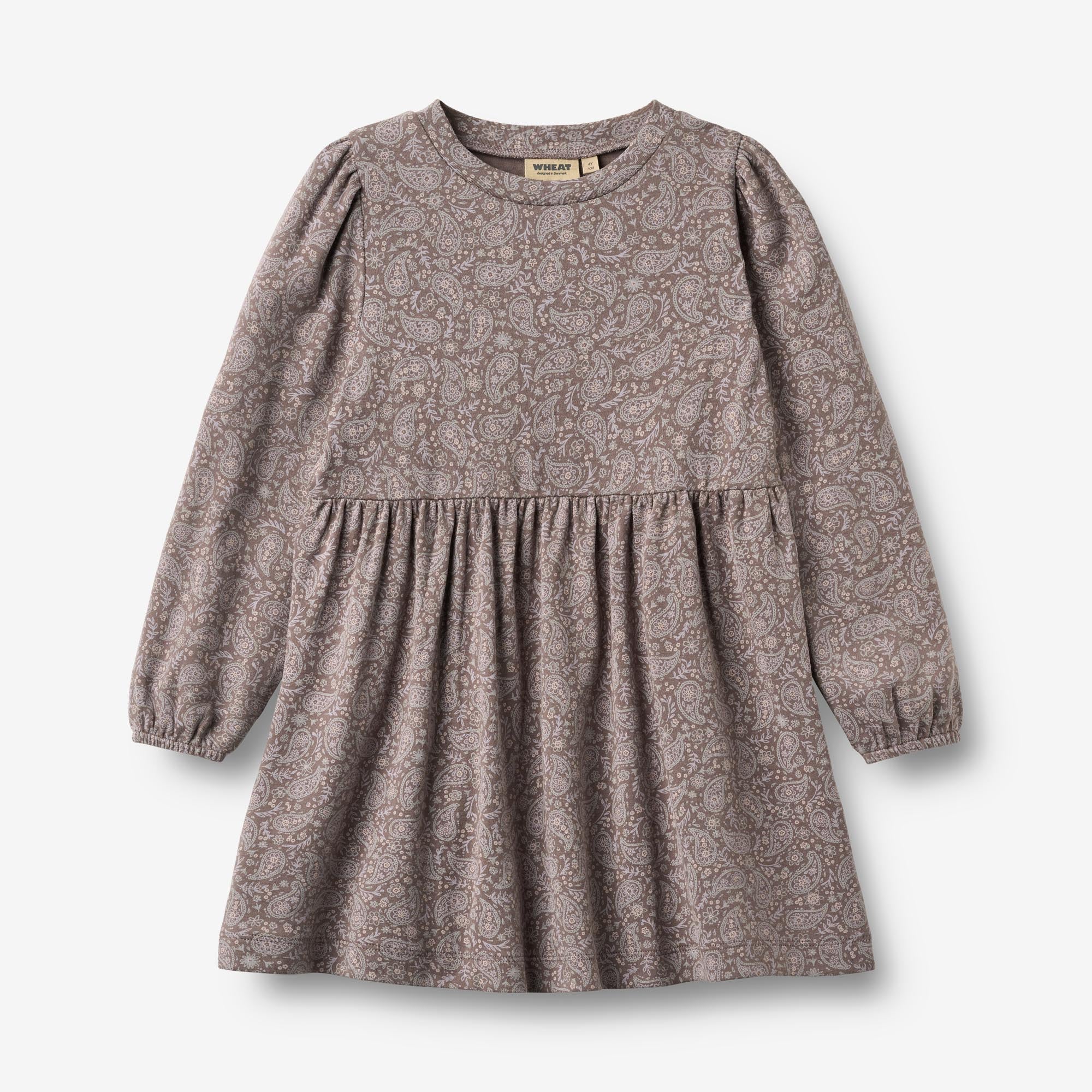 wheat-eliane-jerseykleid-langarm-purple-paisley-bio image 1