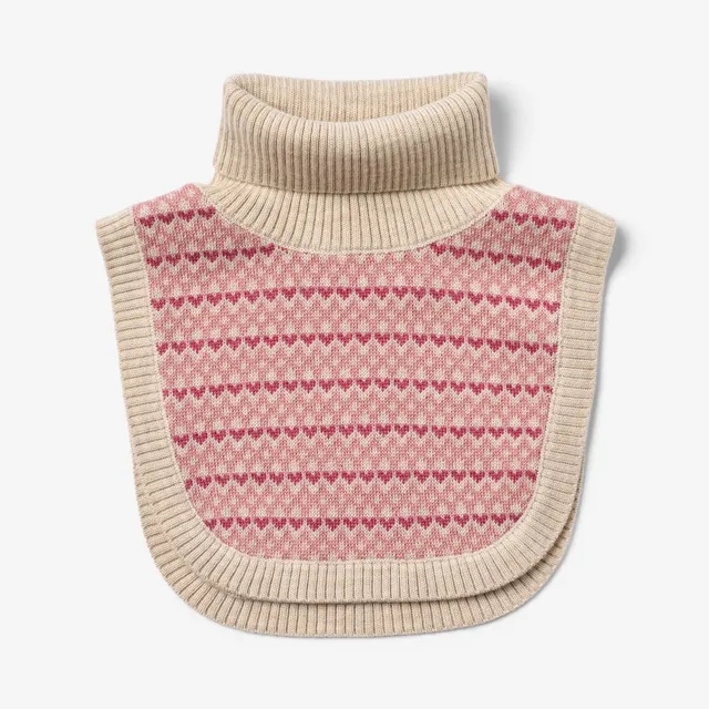 wheat-majo-halsw-rmer-rose-merinowolle-schlupfschal-kinder image 1