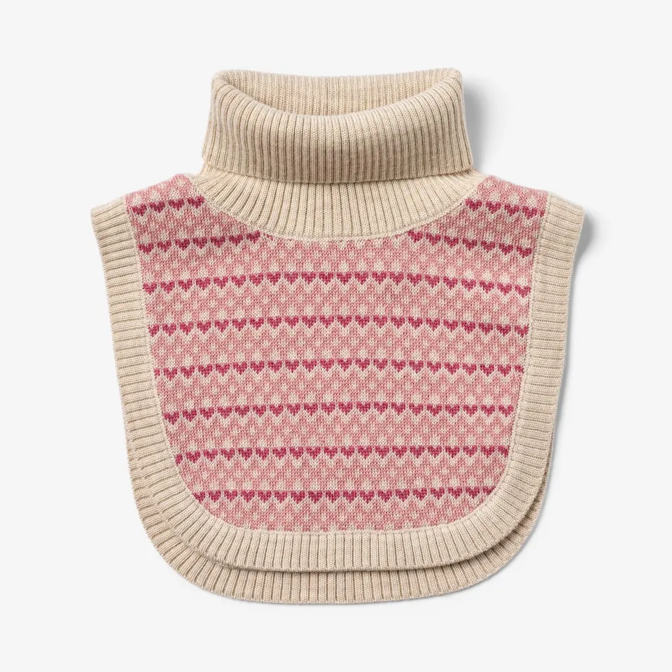 wheat-majo-halsw-rmer-rose-merinowolle-schlupfschal-kinder image 1