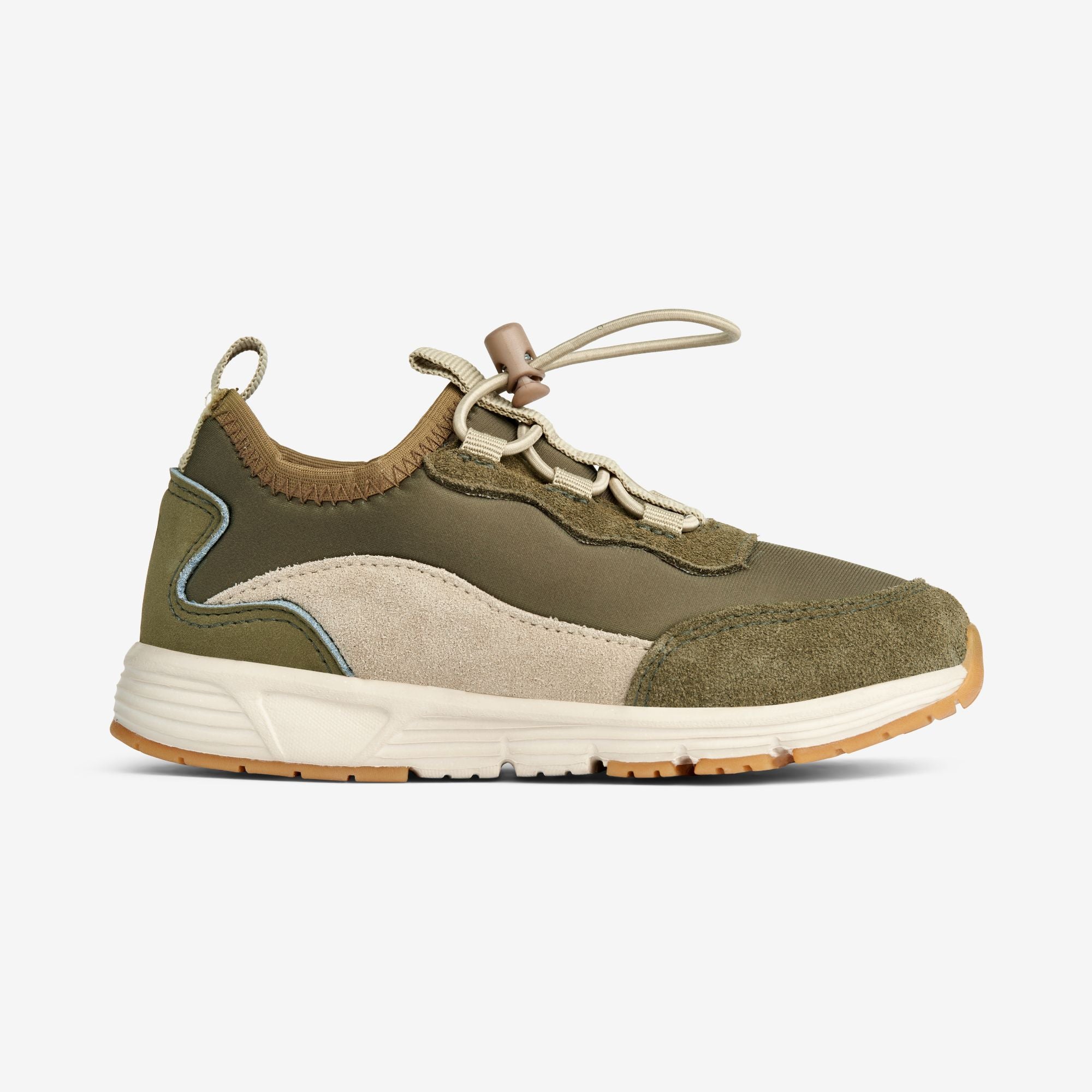 wheat-arta-slip-on-speedlace-dark-green-sneaker-kinder image 2