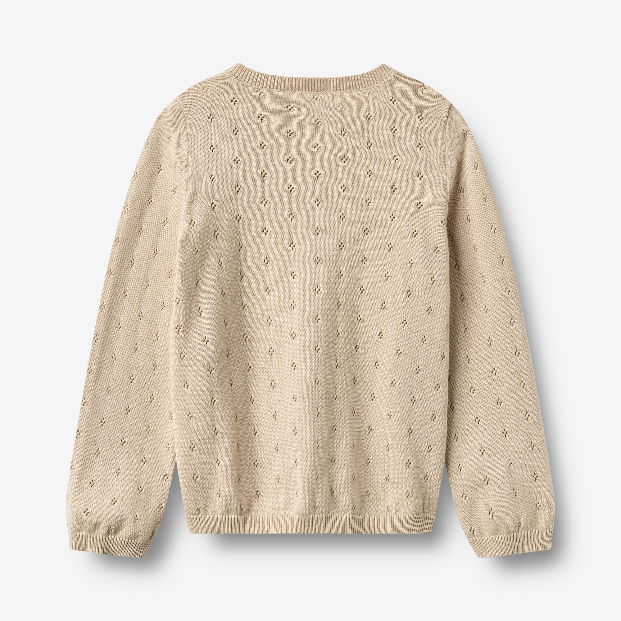 wheat-maia-strickjacke-offwhite-kinder-bio-baumwolle image 5