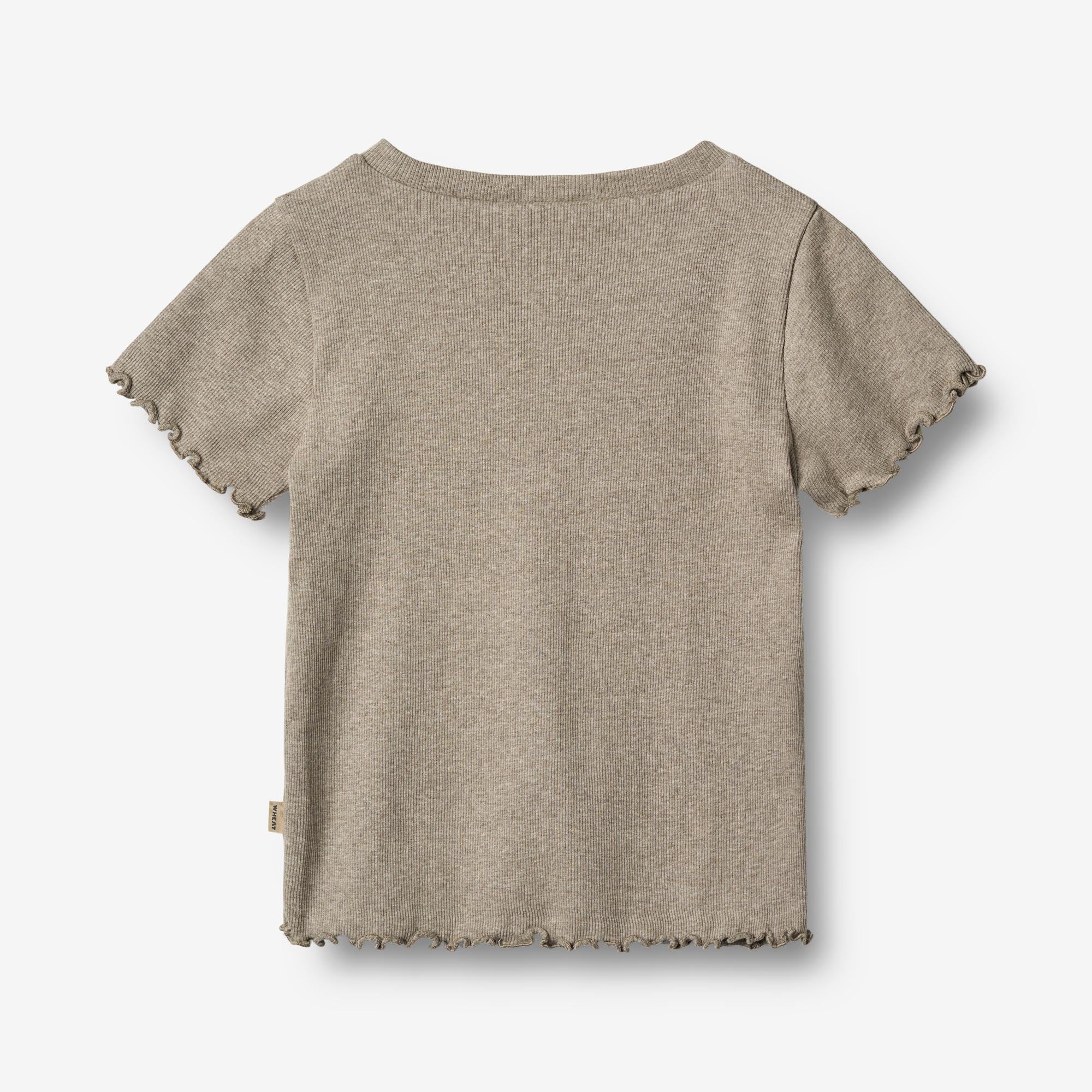 wheat-alicia-t-shirt-gravel-melange-bio-baumwolle image 2