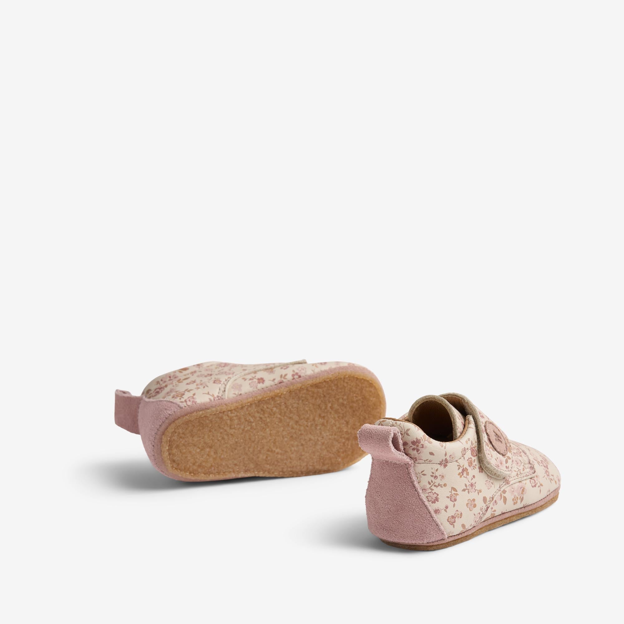 wheat-indoor-shoe-dakota-hausschuhe-rose-flowers-leder image 3