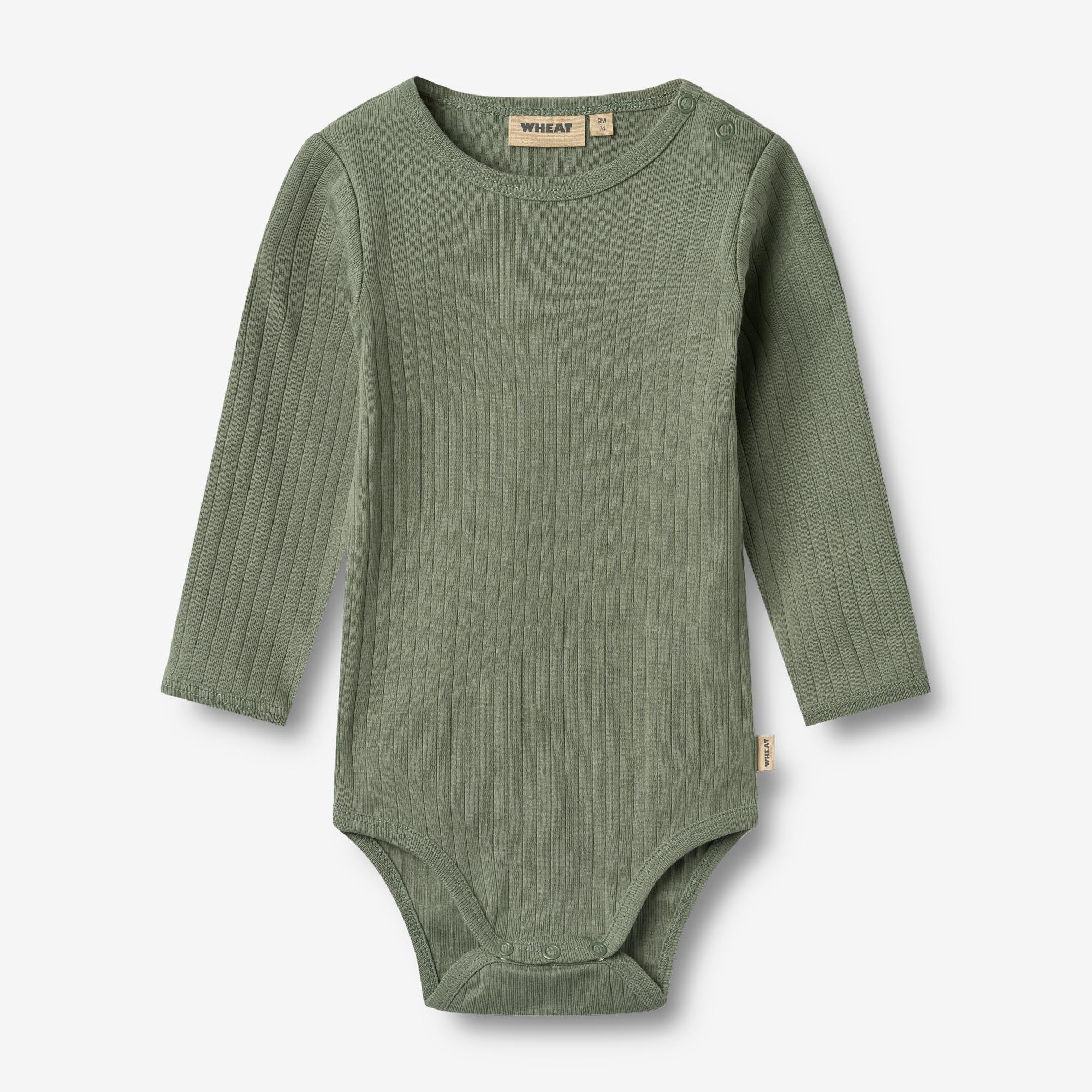wheat-berti-body-langarm-bio-baumwolle-dusty-green image 1