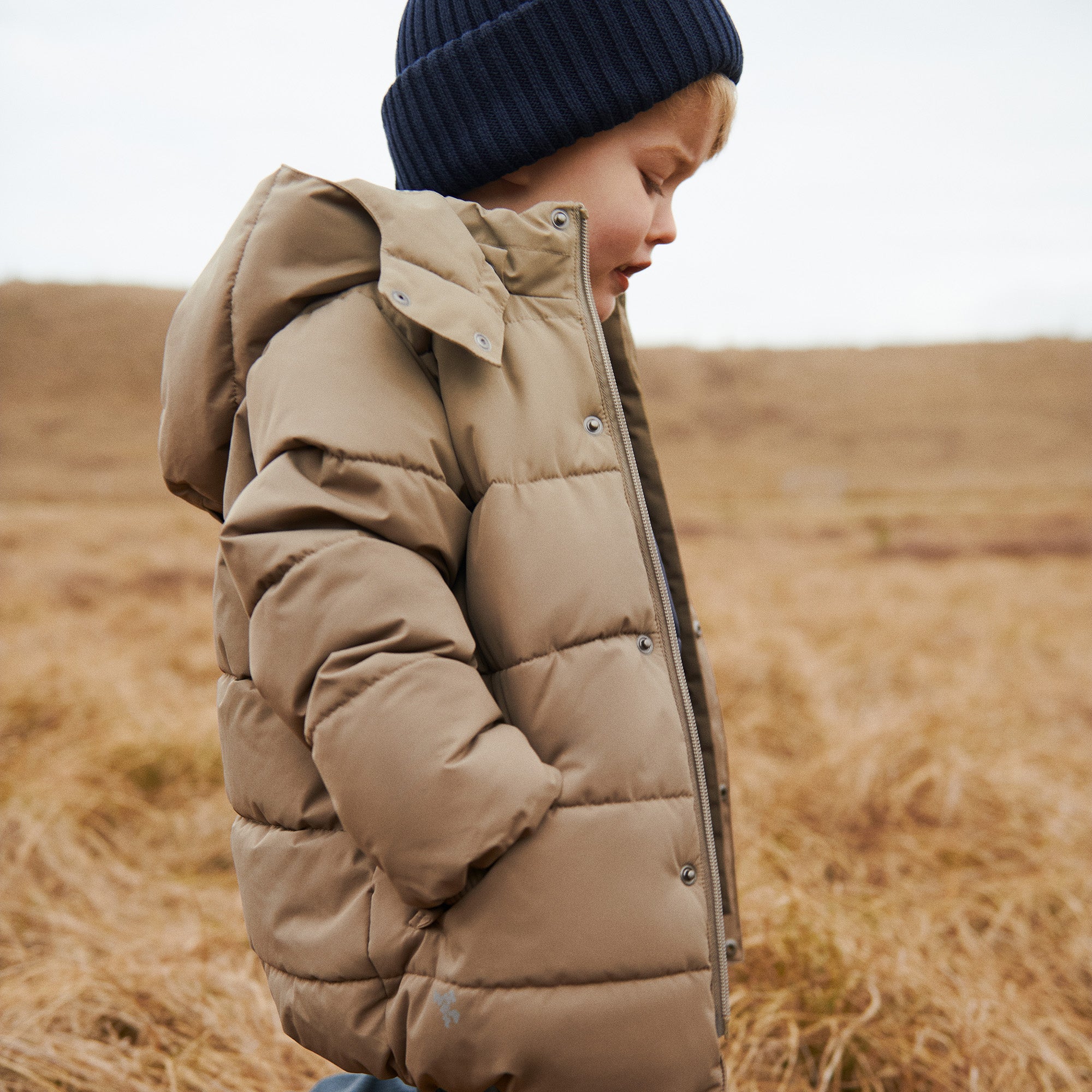 wheat-gael-pufferjacke-grey-stone-thinsulate-kinder-wattiert image 2