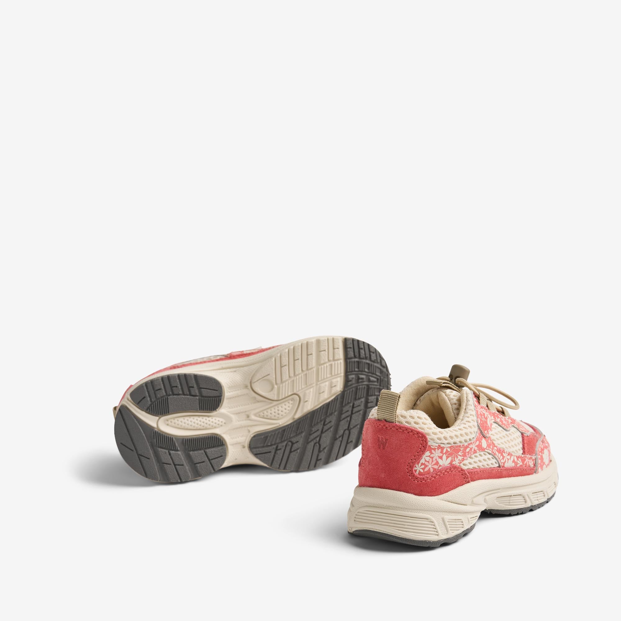 wheat-arthur-sneaker-coral-flowers-leder-mesh image 2