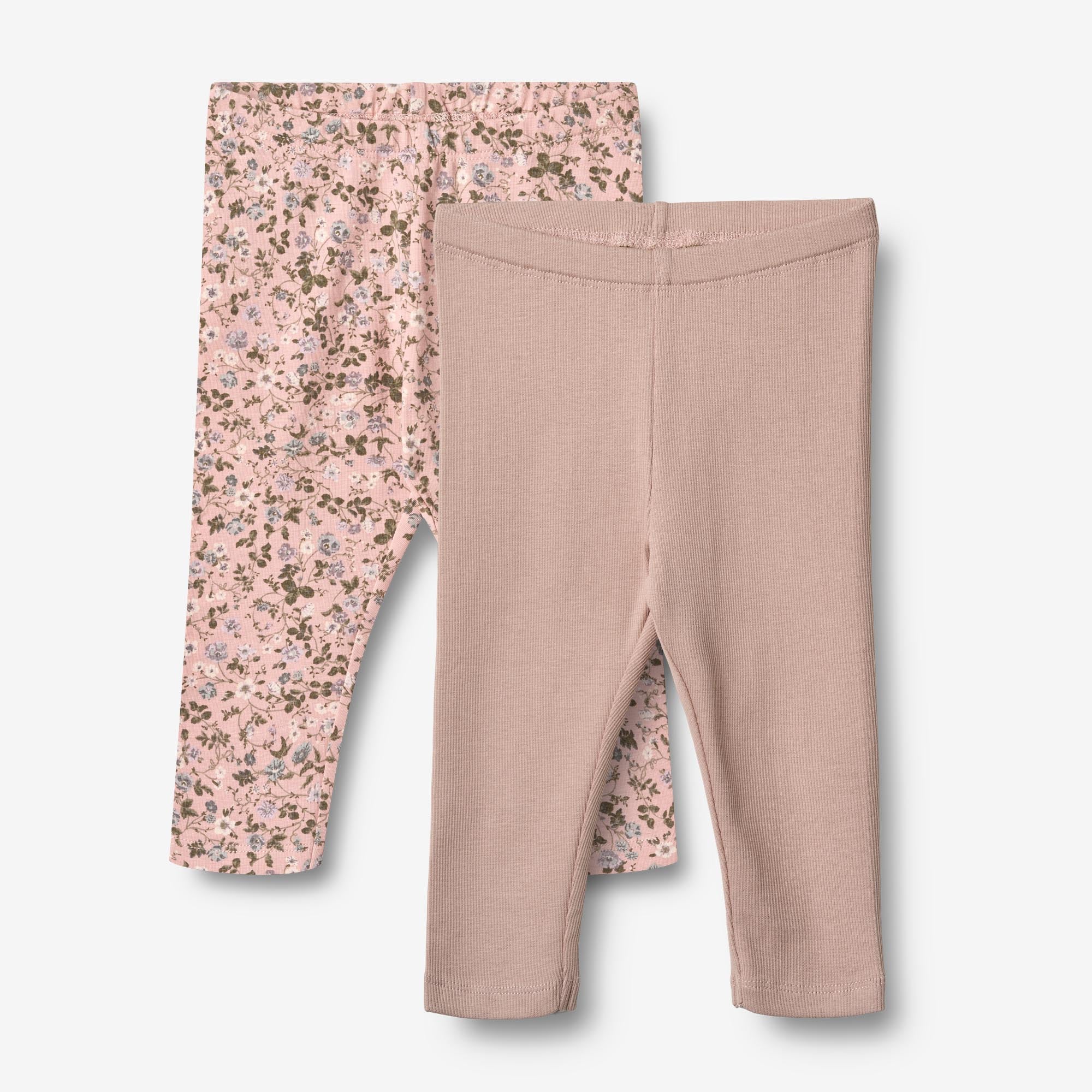 wheat-jules-leggings-2er-pack-rose-powder-baby-bio-baumwolle image 1