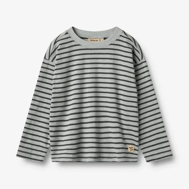wheat-dallas-t-shirt-l-s-langarmshirt-soft-blue-stripe-bio image 1