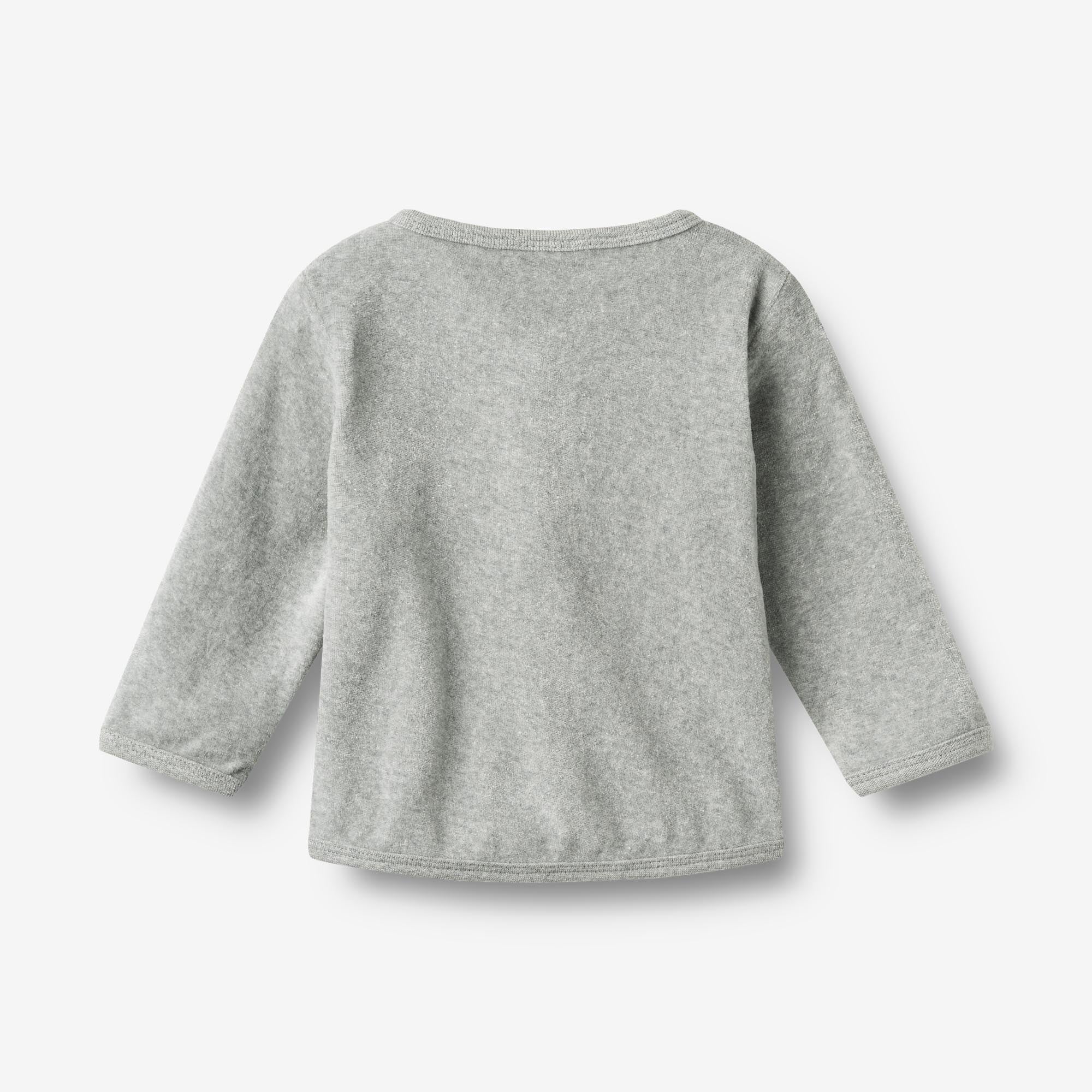 wheat-toto-sky-sweat-cardigan-strickjacke-melange-grey-bio image 2