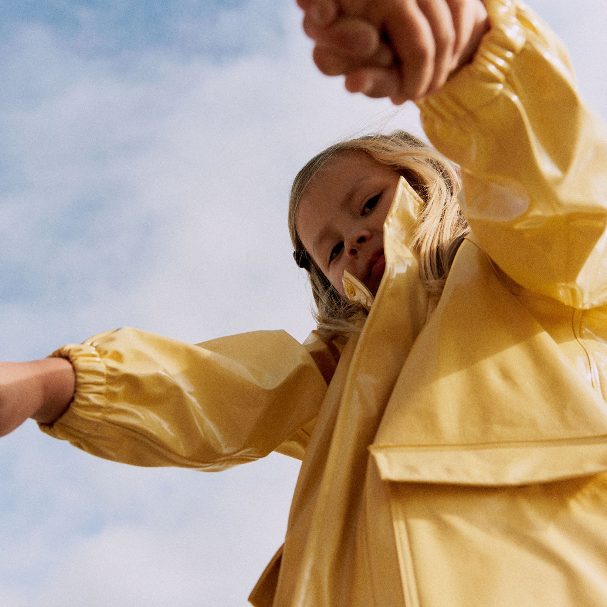 wheat-ollo-regenjacke-kinder-gelb-wasserdicht image 2
