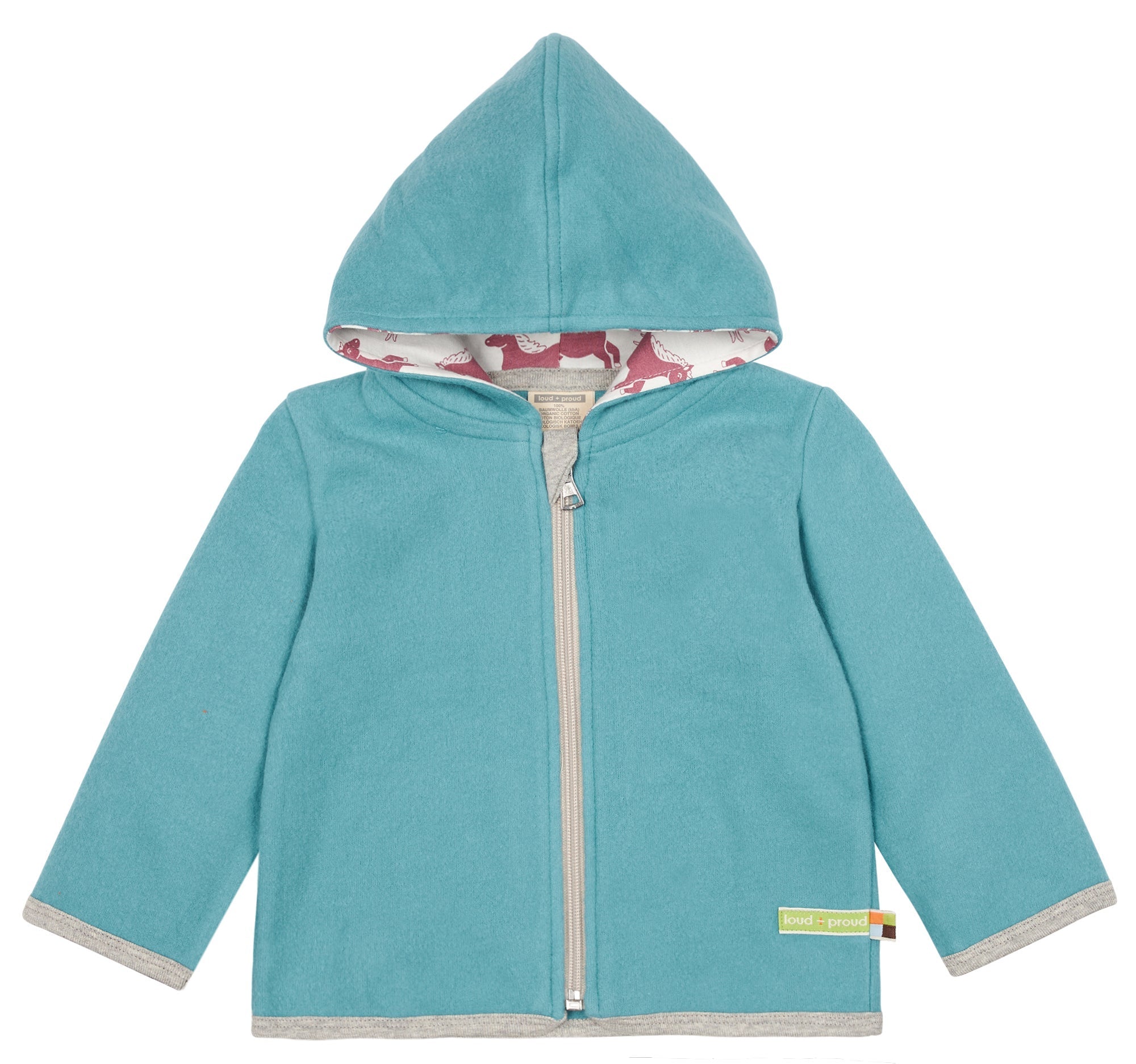 loud-proud-classics-jacke-fleece-kinderjacke-cinnamon image 5