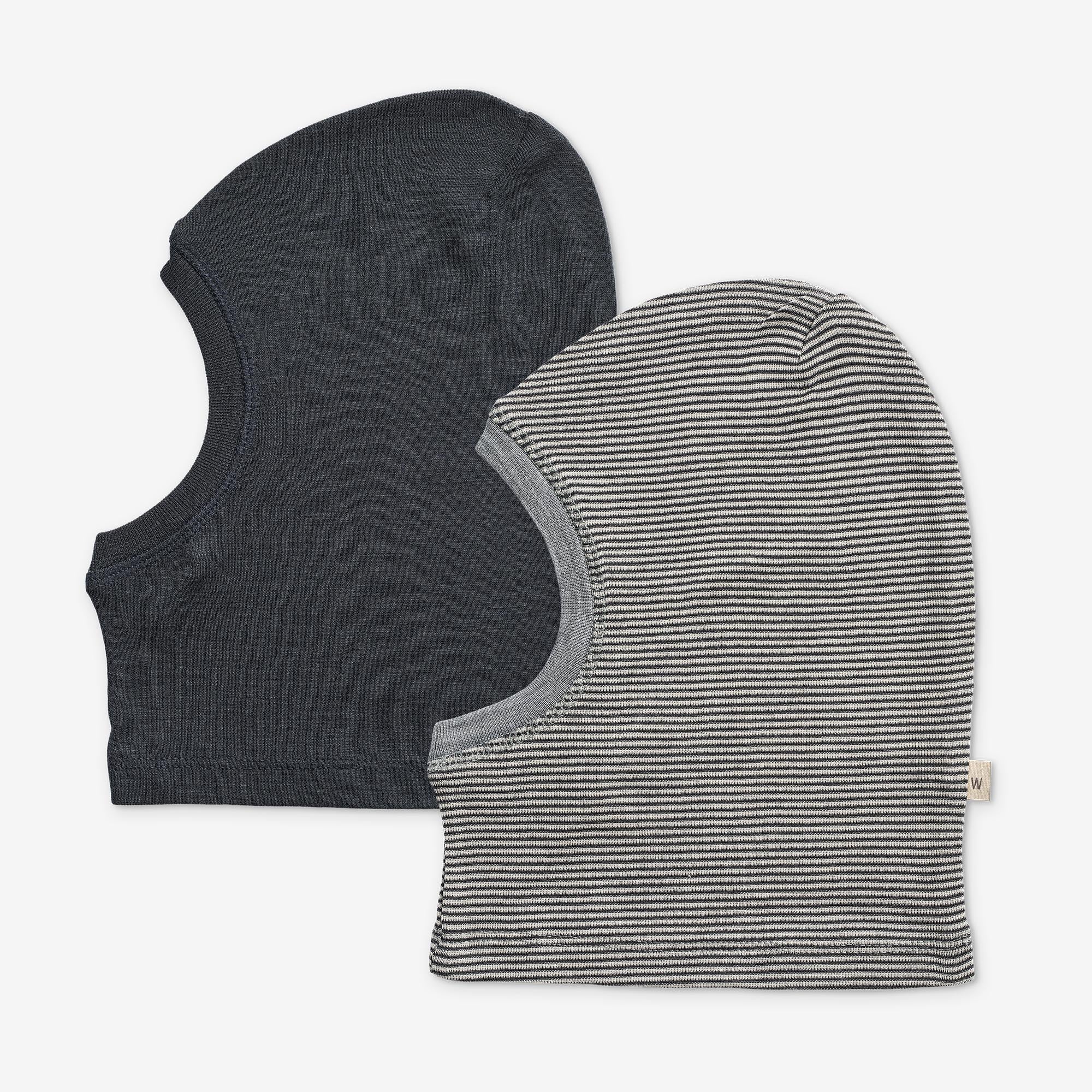 wheat-kim-balaclava-sturmhaube-navy-stripe-merino-2er image 1