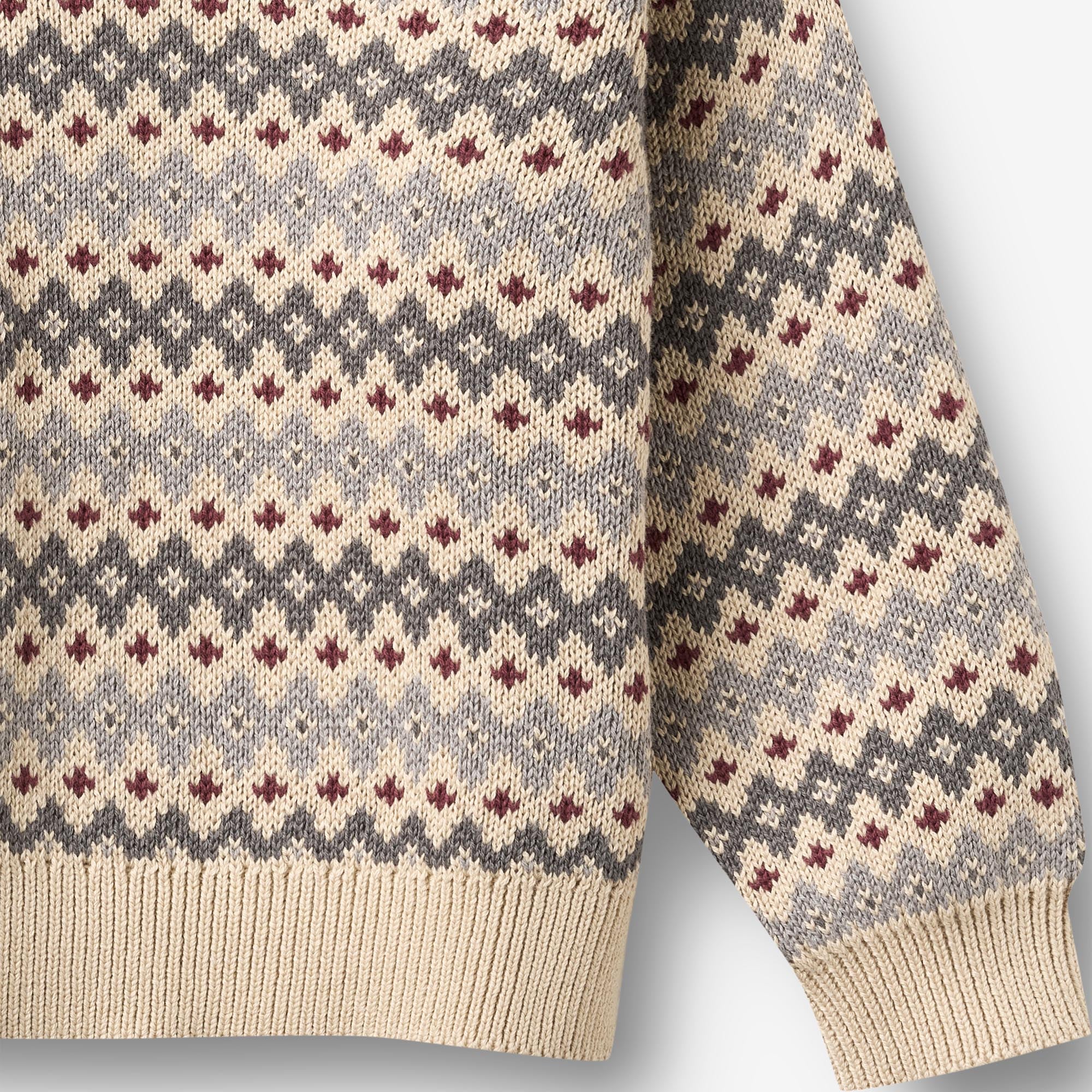 wheat-pullover-harlow-flint-jacquard-bio-strick-gr-98-152 image 3