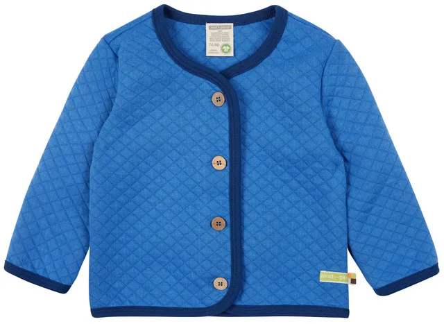 loud-proud-classics-jacke-padded-knit-kinderjacke-indigo image 1