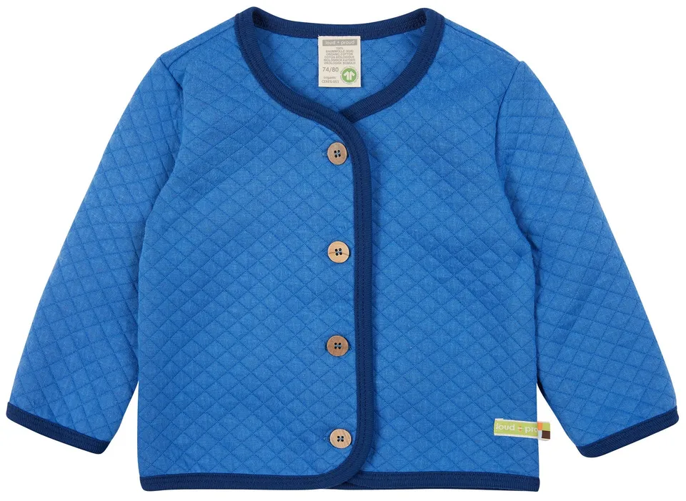 loud-proud-classics-jacke-padded-knit-kinderjacke-indigo image 1
