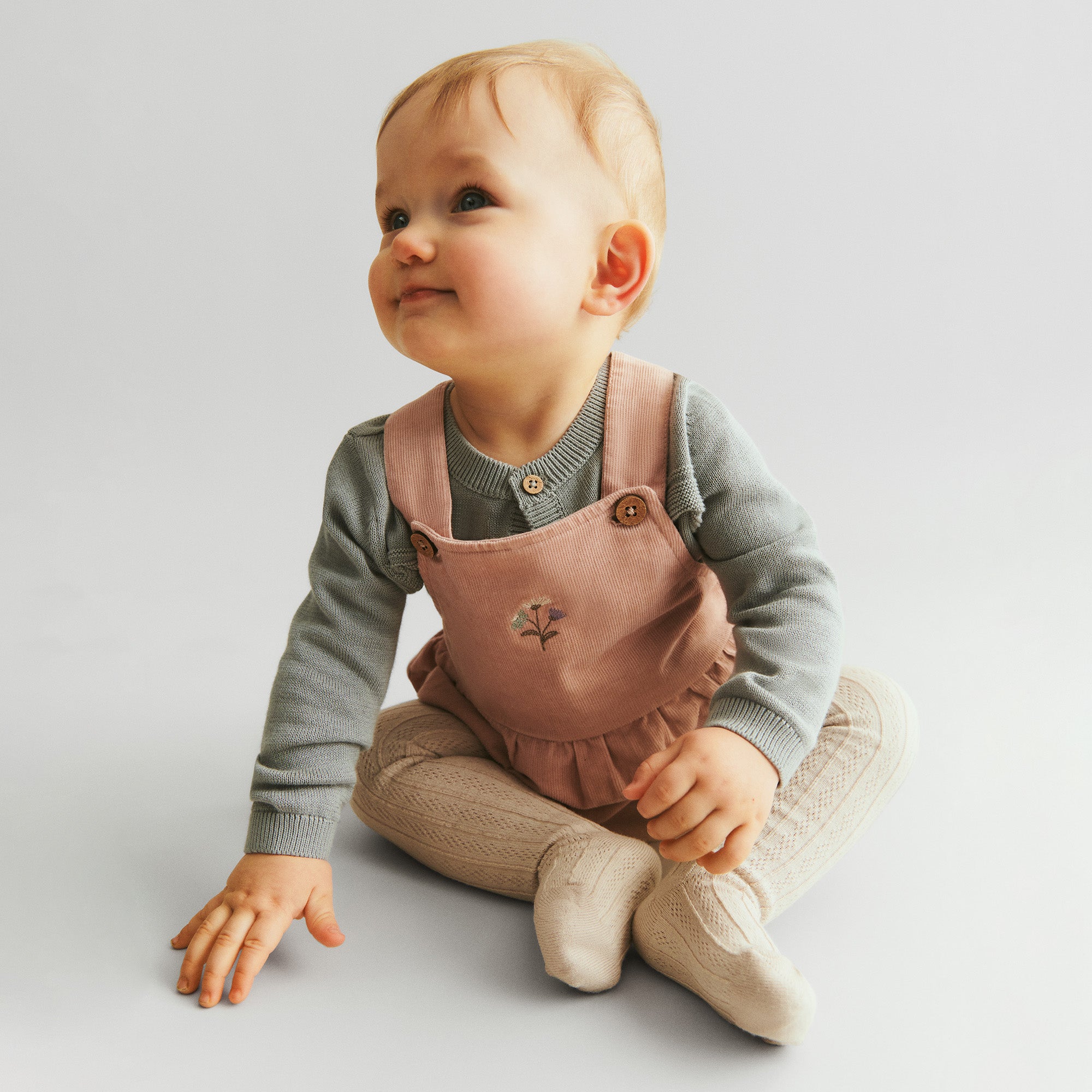 wheat-clothing-romper-lucille-latzhose-rose-powder-bio image 2