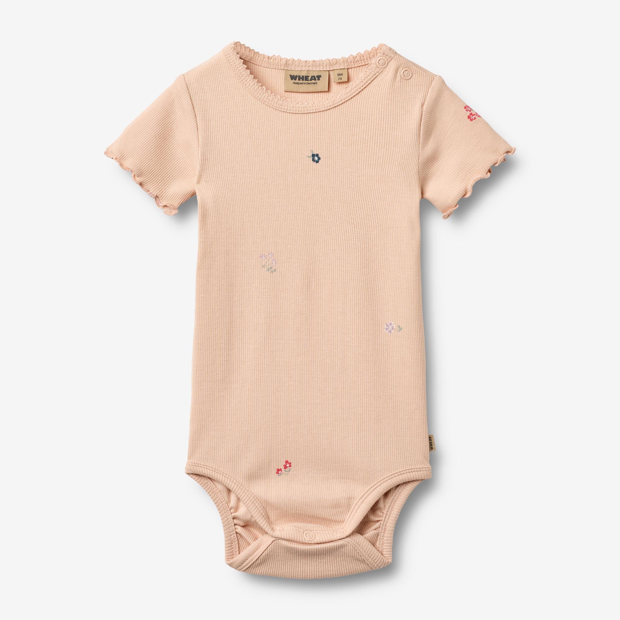 wheat-maren-body-kurzarm-rose-flowers-2er-bio-baumwolle image 3